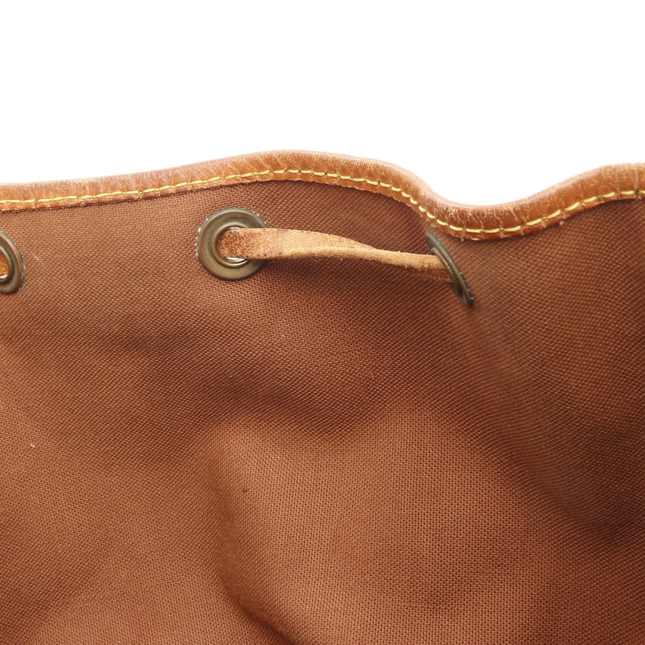 Louis Vuitton Louis Vuitton Noe Monogram Shoulder Bag Leather Brown Size ONE SIZE - 10 Thumbnail