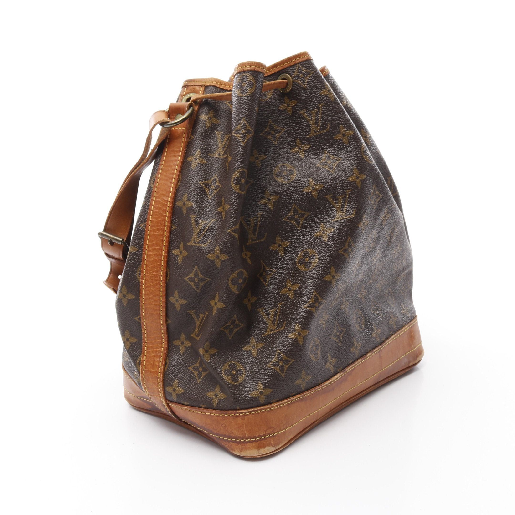 Louis Vuitton Louis Vuitton Noe Monogram Shoulder Bag Leather Brown Size ONE SIZE - 2 Thumbnail