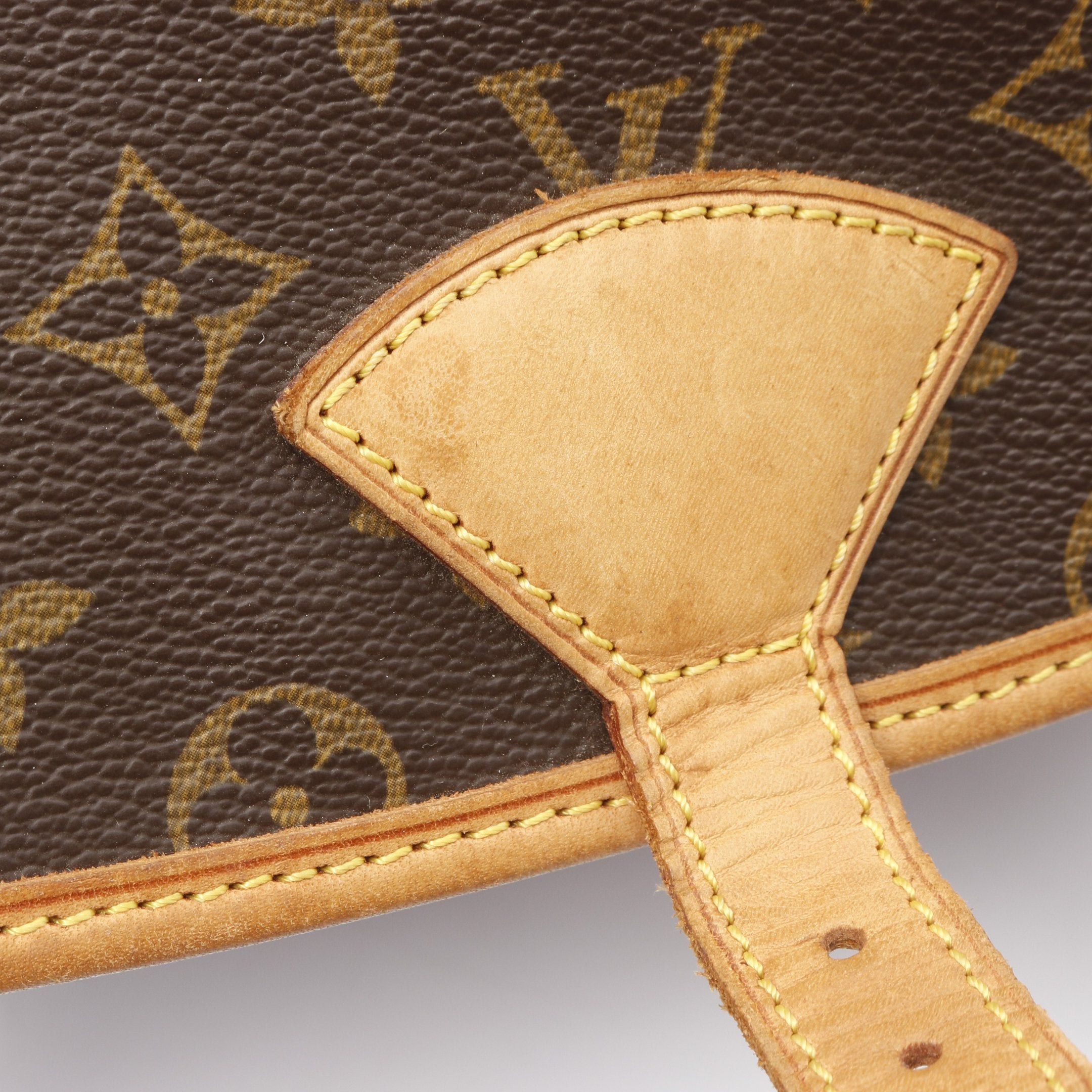 Louis Vuitton Louis Vuitton Sologne Monogram Shoulder Bag Leather Brown Size ONE SIZE - 8 Thumbnail