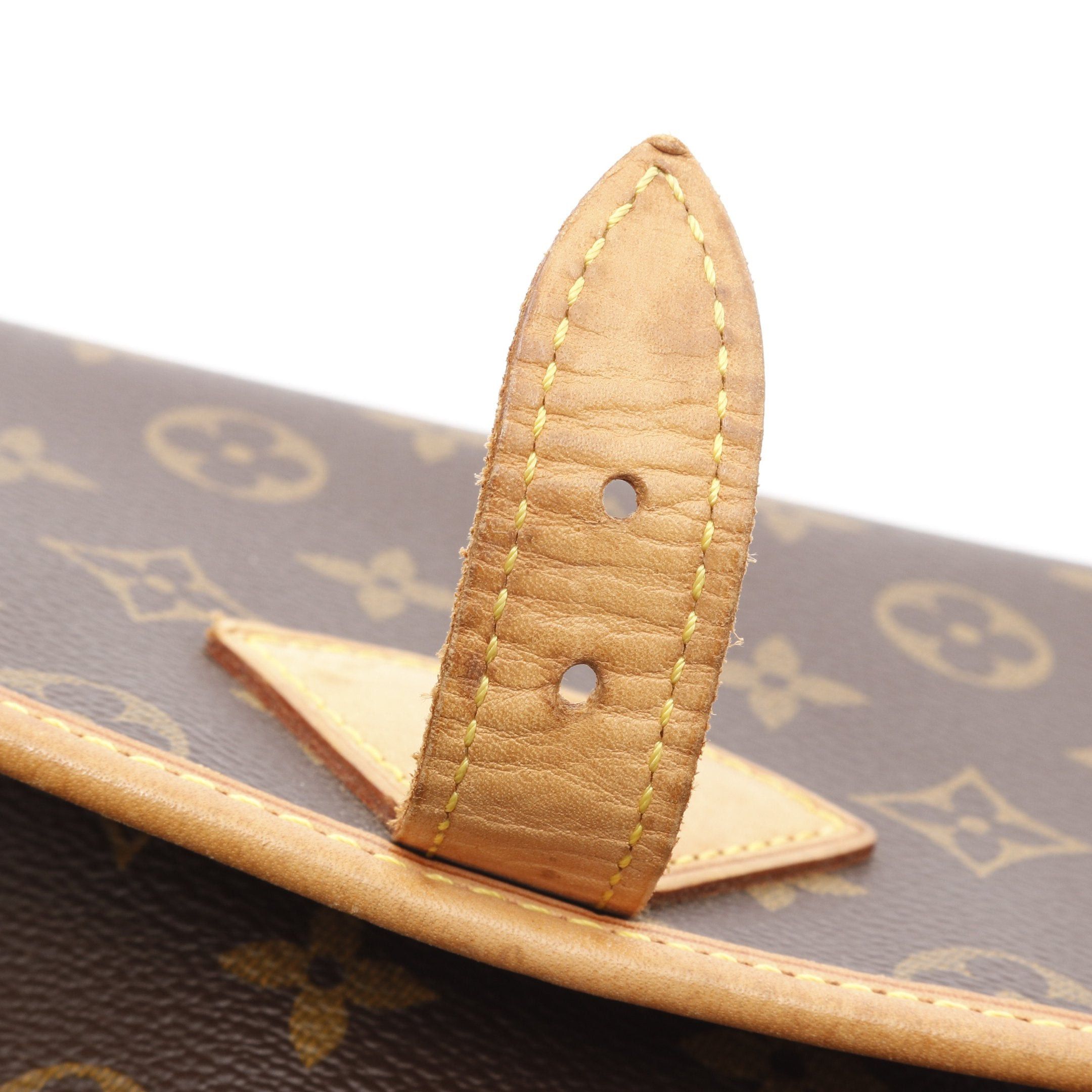 Louis Vuitton Louis Vuitton Sologne Monogram Shoulder Bag Leather Brown Size ONE SIZE - 7 Thumbnail