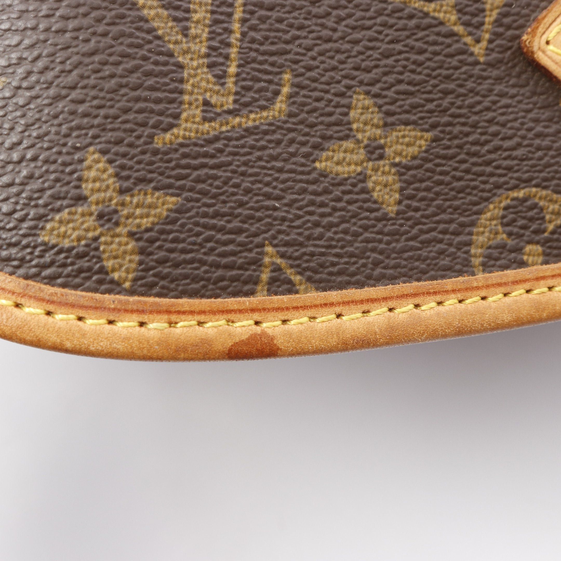 Louis Vuitton Louis Vuitton Sologne Monogram Shoulder Bag Leather Brown Size ONE SIZE - 9 Thumbnail