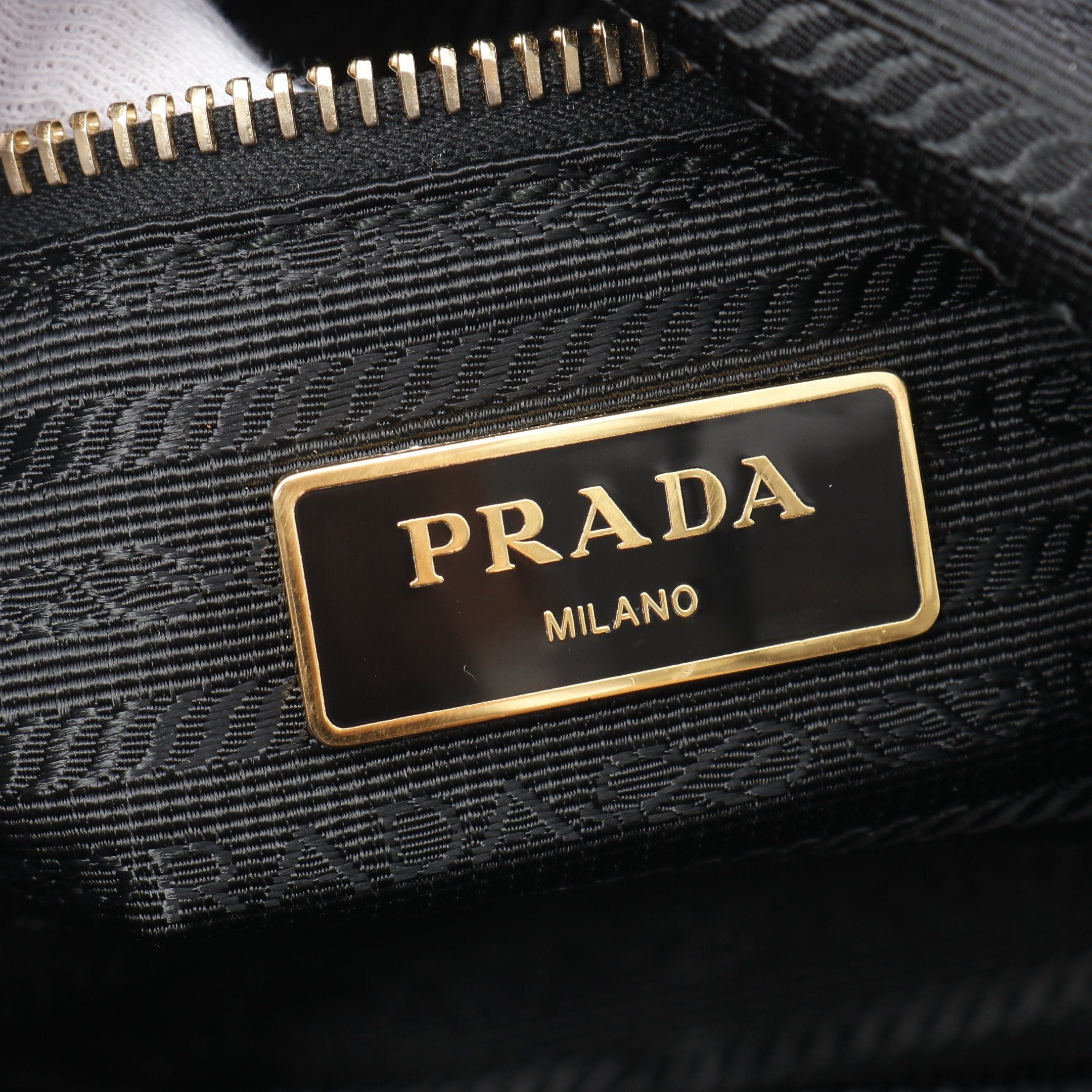 Prada Prada Vela Shoulder Bag Nylon Saffiano Leather Black Size ONE SIZE - 5 Thumbnail