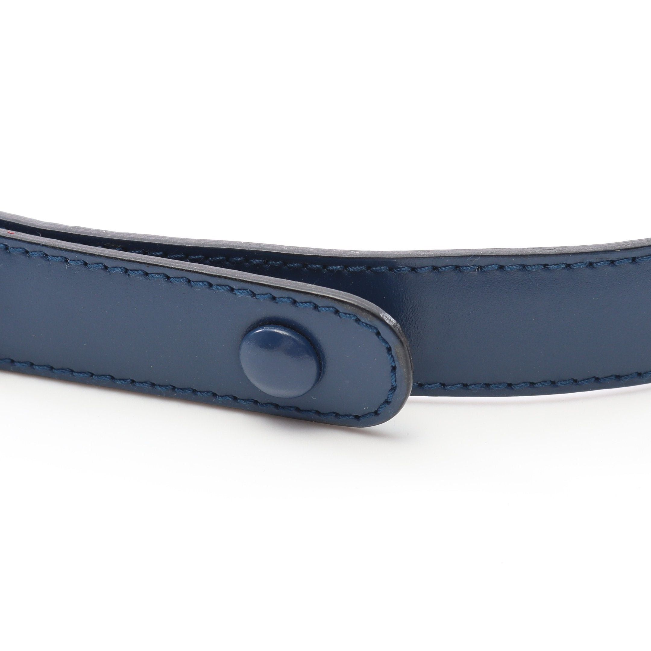 Salvatore Ferragamo Salvatore Ferragamo Gancini Handbag Leather Blue Size ONE SIZE - 7 Thumbnail