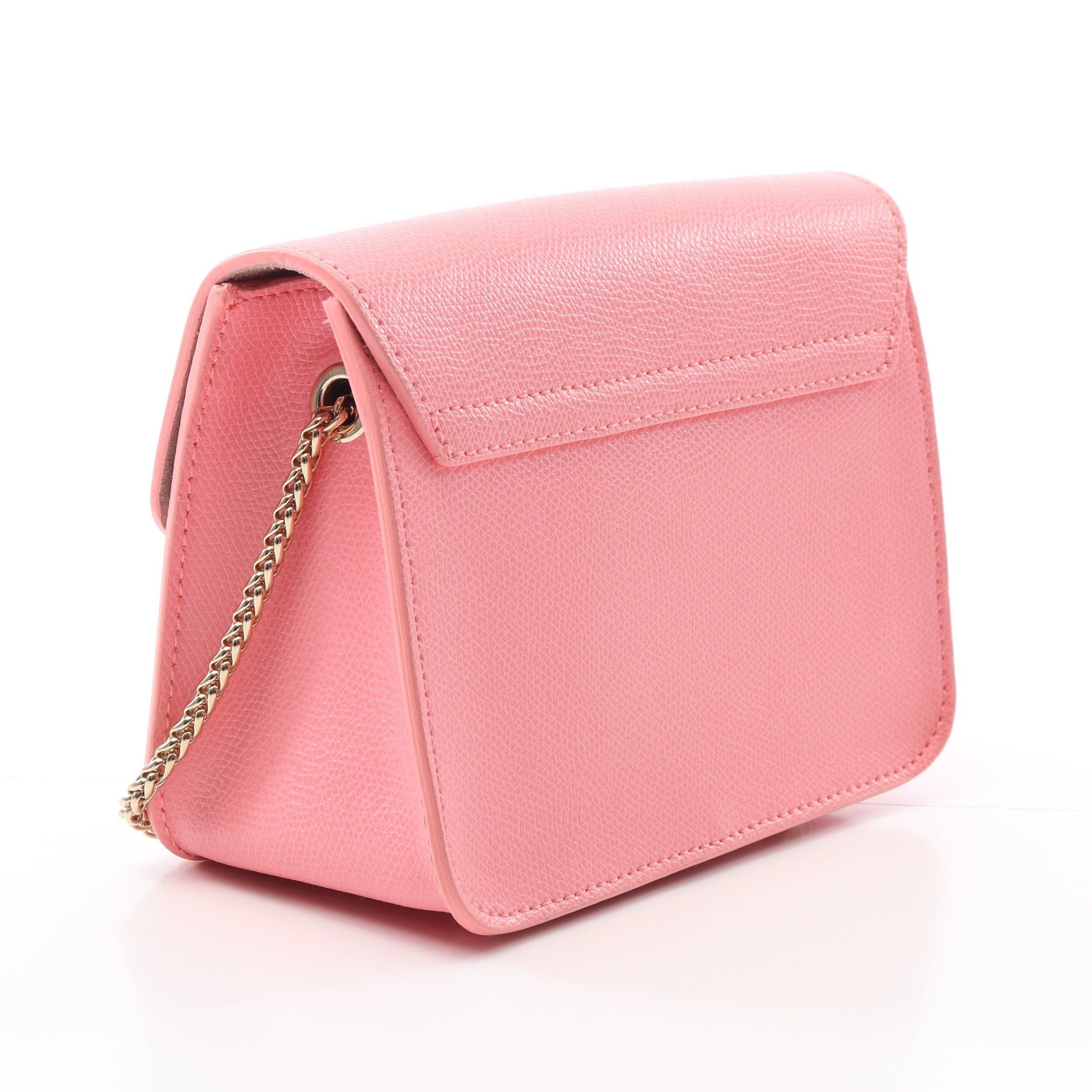Furla Furla Metropolis Mini Chain Shoulder Bag Leather Pink Size ONE SIZE - 2 Thumbnail