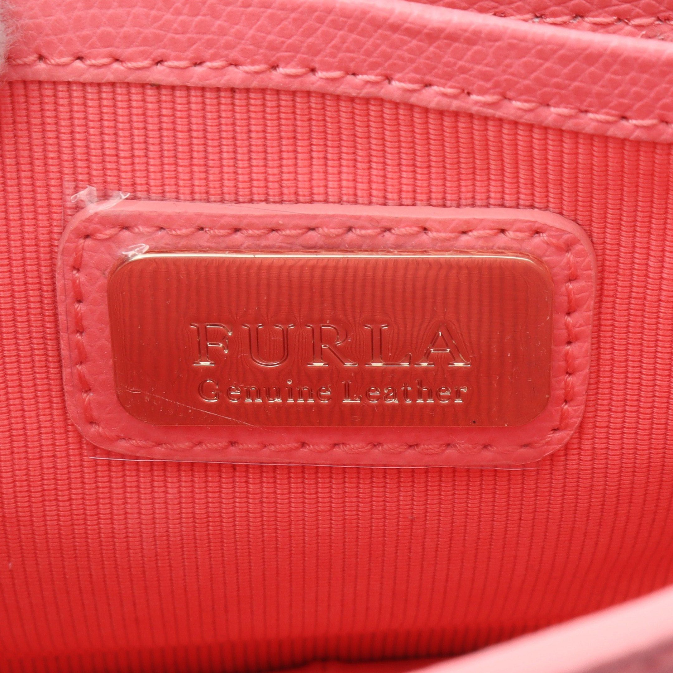 Furla Furla Metropolis Mini Chain Shoulder Bag Leather Pink Size ONE SIZE - 4 Thumbnail