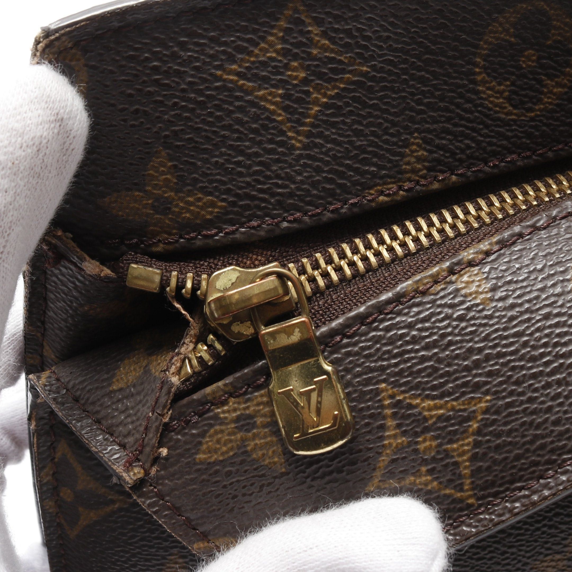 Louis Vuitton Louis Vuitton Babylon Monogram Shoulder Bag Leather Brown Size ONE SIZE - 12 Thumbnail