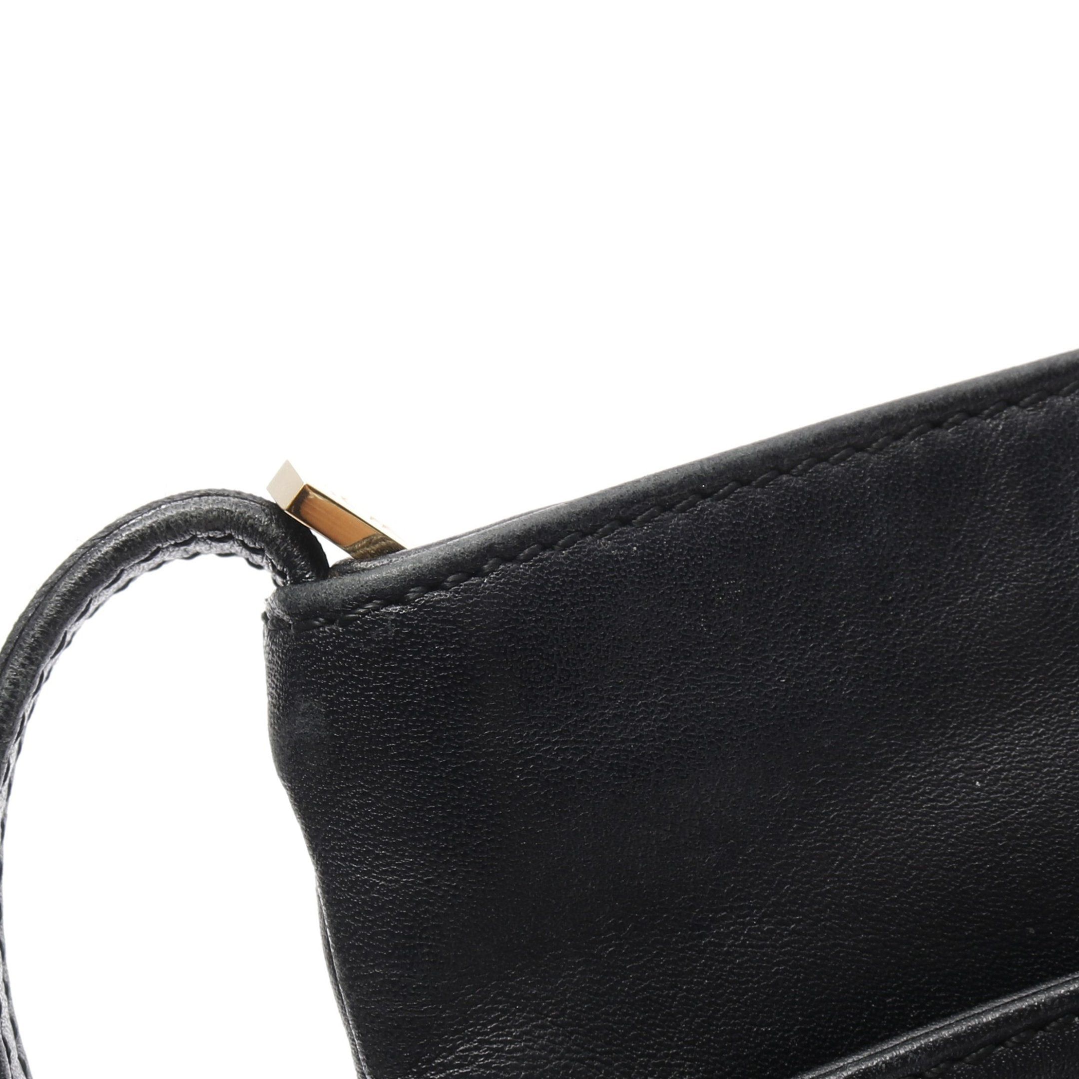 Loewe Loewe Anagram Sacoche Shoulder Bag Leather Black Size ONE SIZE - 6 Thumbnail