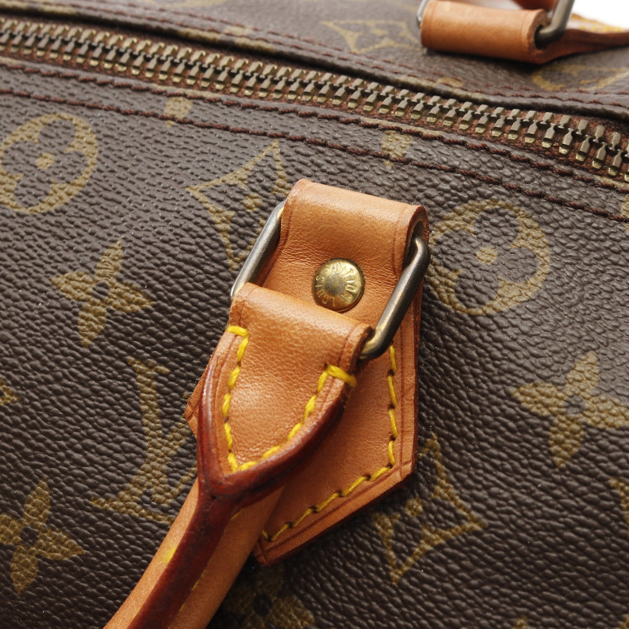 Louis Vuitton Louis Vuitton Speedy 30 Monogram Handbag Leather Brown Size ONE SIZE - 9 Thumbnail