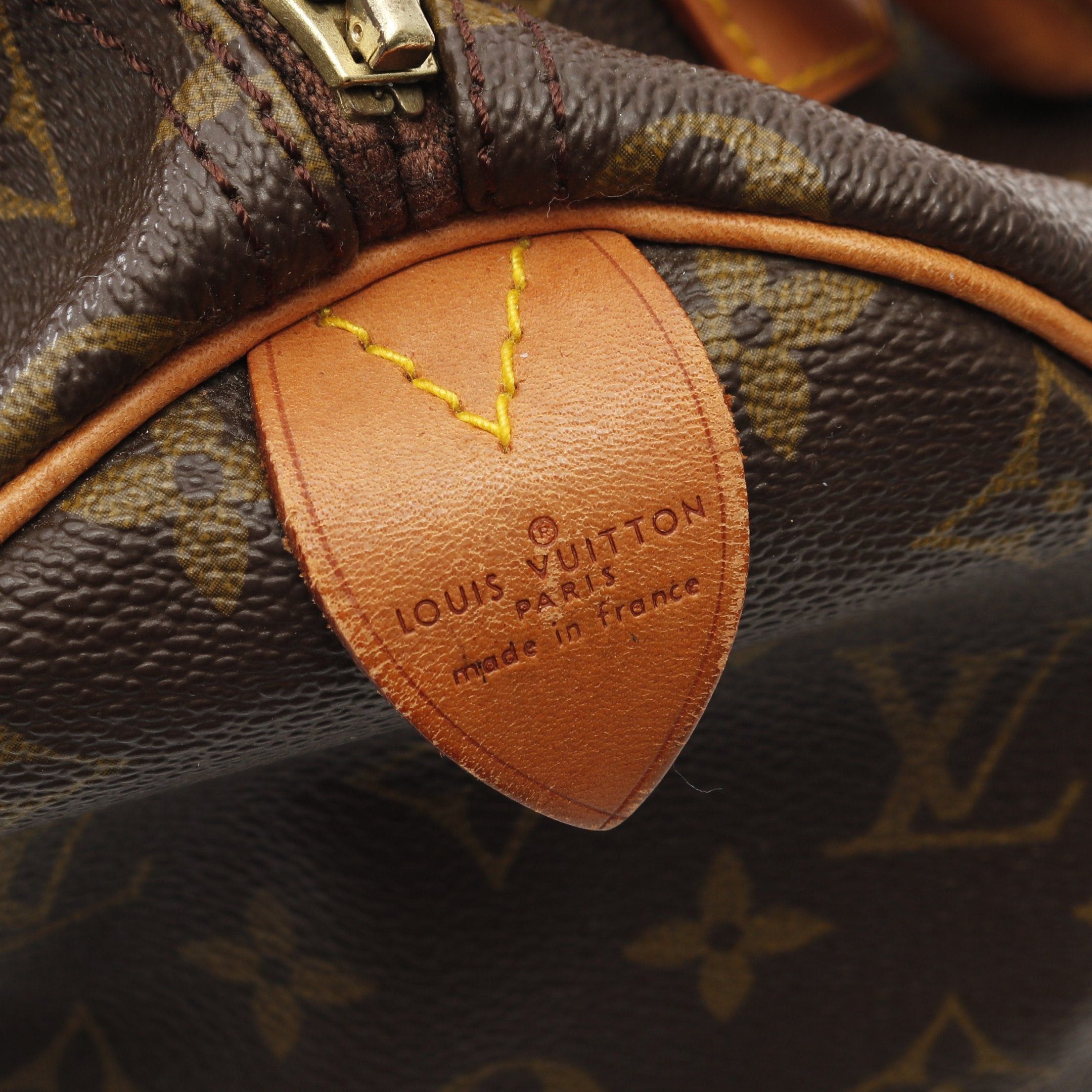 Louis Vuitton Louis Vuitton Speedy 30 Monogram Handbag Leather Brown Size ONE SIZE - 4 Thumbnail