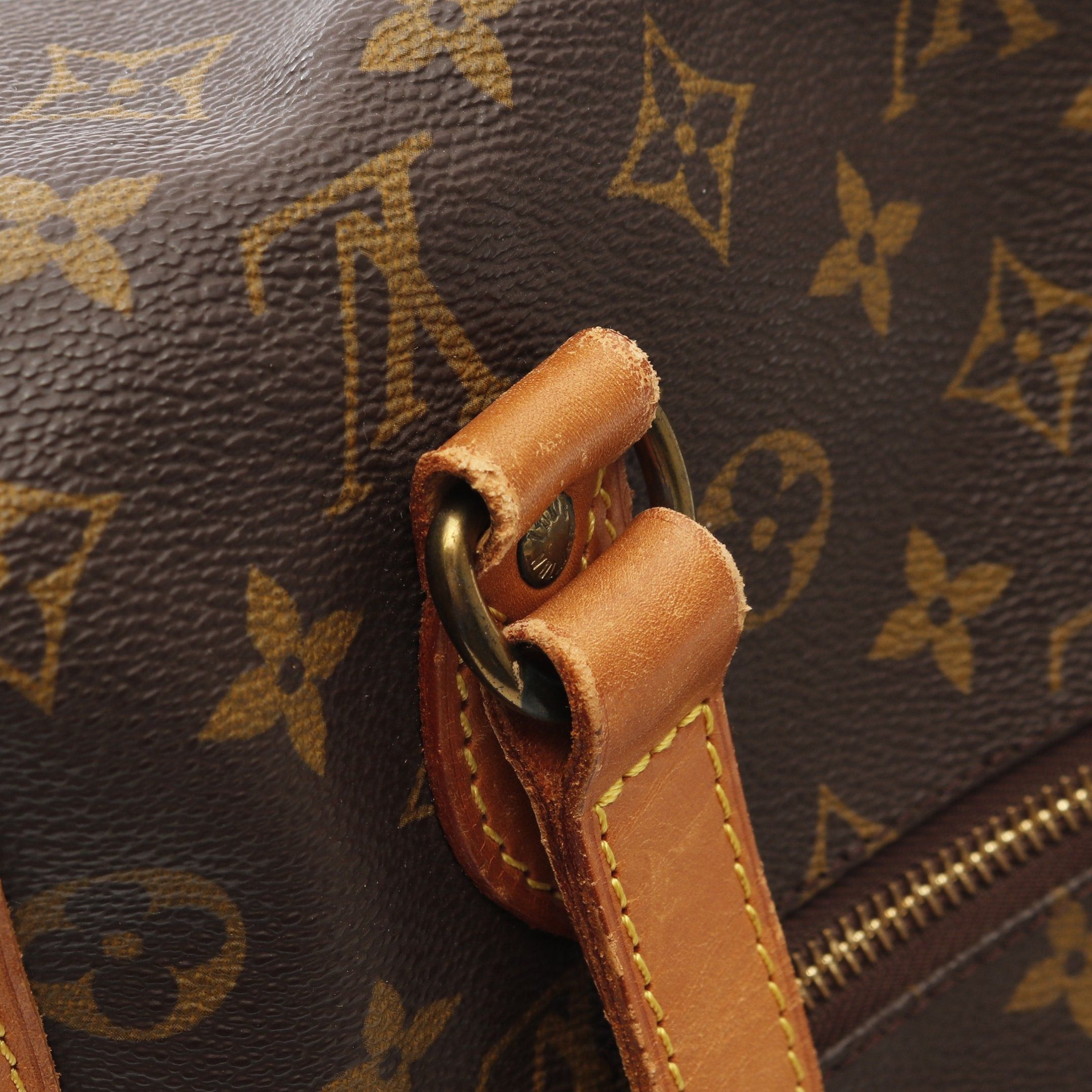 Louis Vuitton Louis Vuitton Gibeciere Mm Monogram Shoulder Bag Leather Brown Size ONE SIZE - 8 Thumbnail