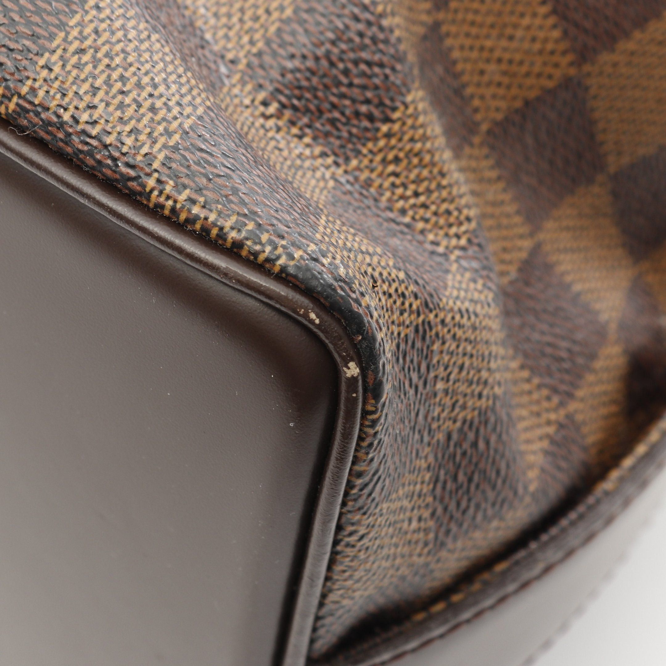 Louis Vuitton Louis Vuitton Chelsea Damier Ebene Shoulder Bag Tote Leather Brown Size ONE SIZE - 7 Thumbnail