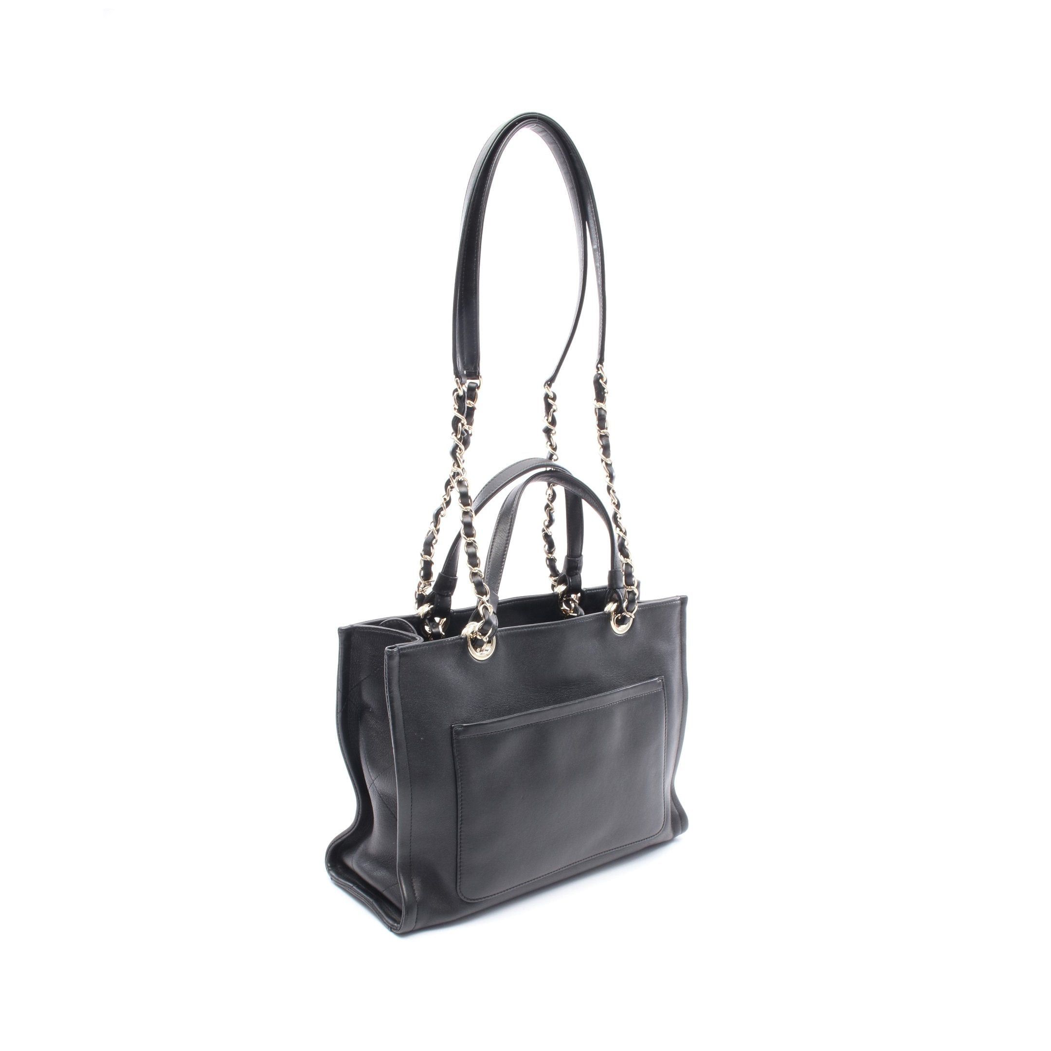 Chanel Chanel Coco Mark Chain Shoulder Bag Leather Black Gold Hardware Size ONE SIZE - 2 Thumbnail