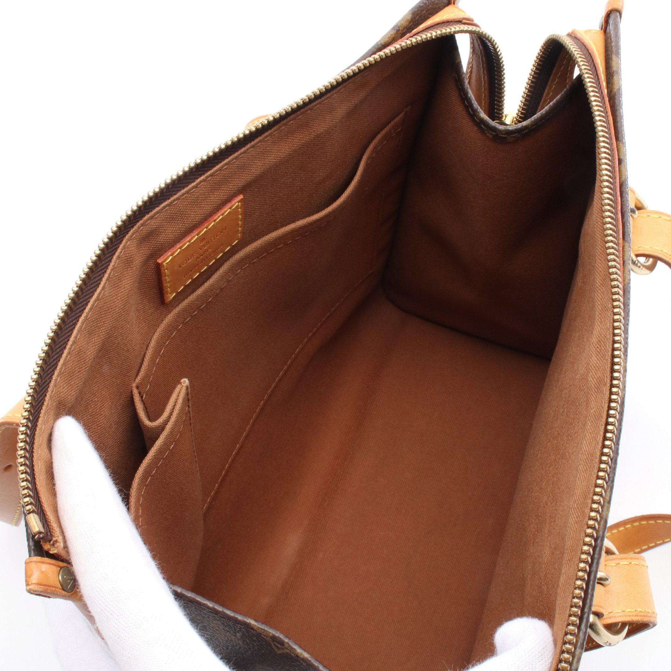 Louis Vuitton Louis Vuitton Popincourt O Monogram Shoulder Bag Tote Leather Brown Size ONE SIZE - 3 Thumbnail