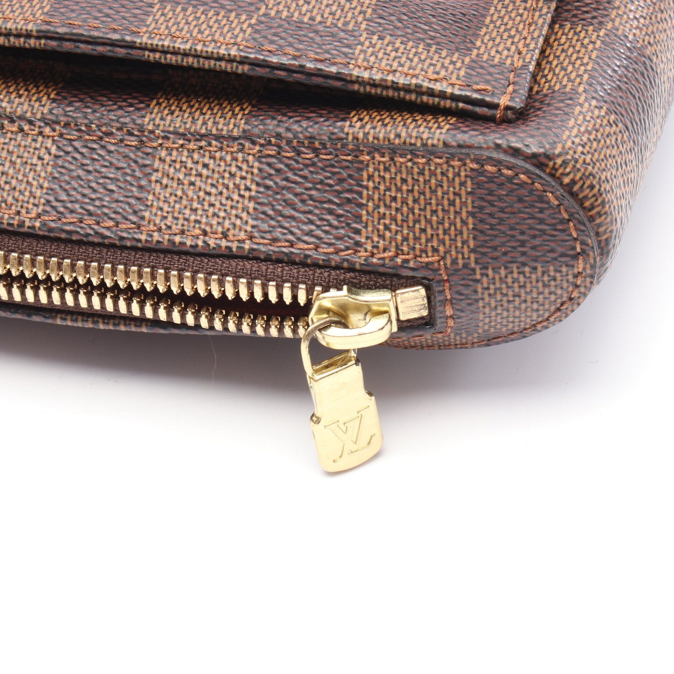 Louis Vuitton Louis Vuitton Geronimos Damier Ebene Body Bag Brown Size ONE SIZE - 7 Thumbnail