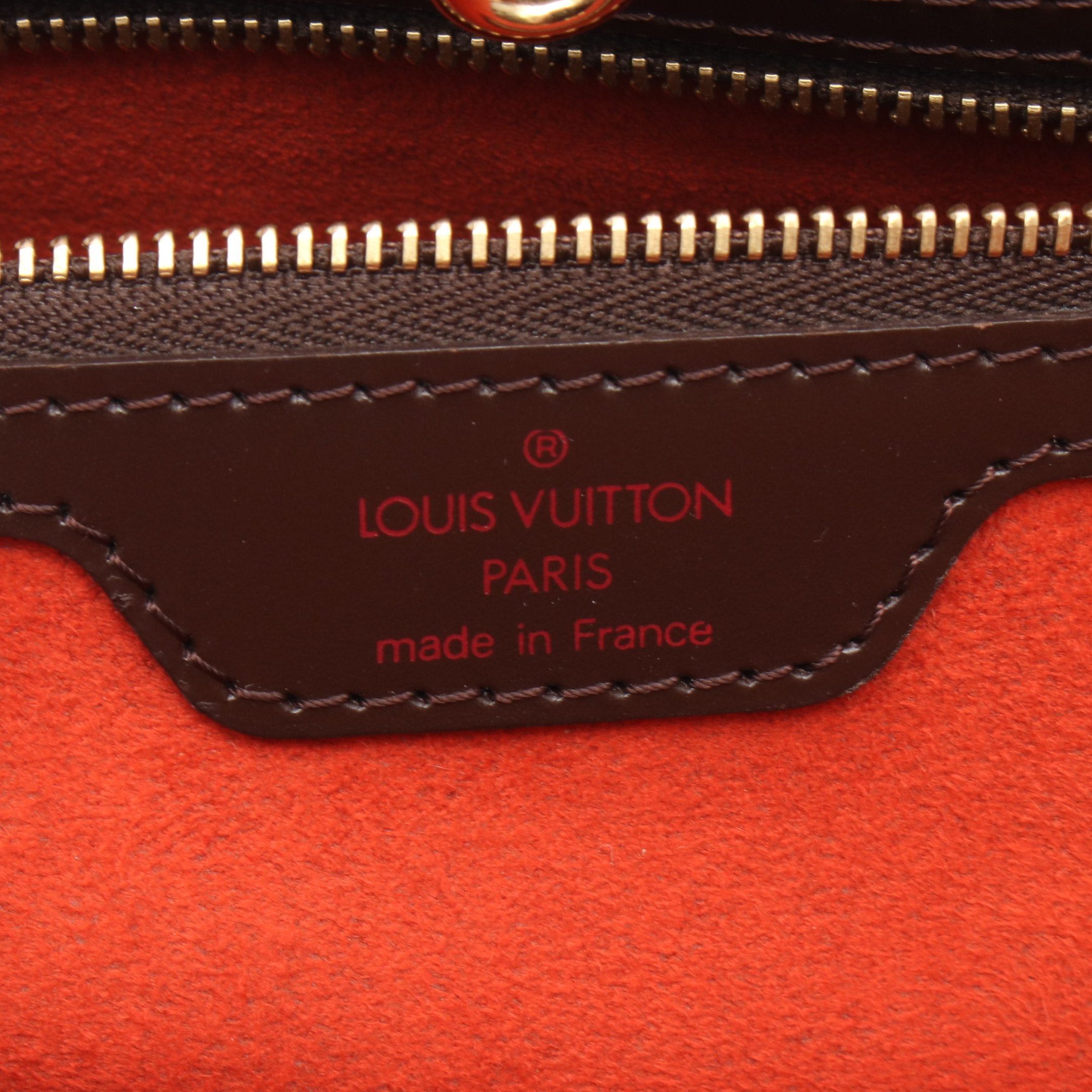 Louis Vuitton Louis Vuitton Manosque Pm Damier Ebene Shoulder Bag Tote Leather Brown Size ONE SIZE - 4 Thumbnail