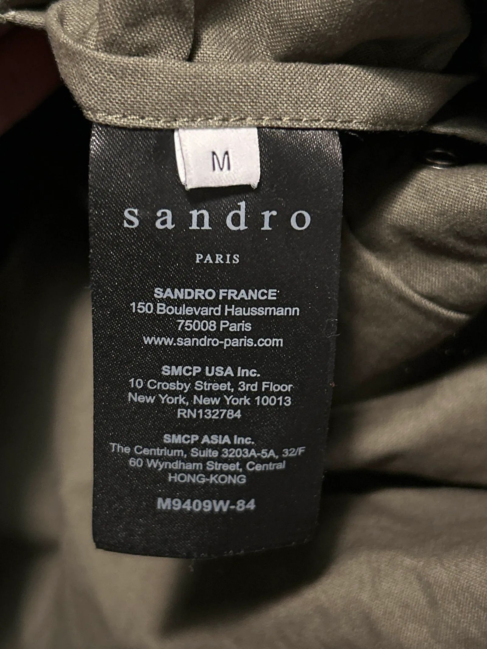 Sandro Sandro Hooded zip up Jacket Size US M / EU 48-50 / 2 - 3 Thumbnail