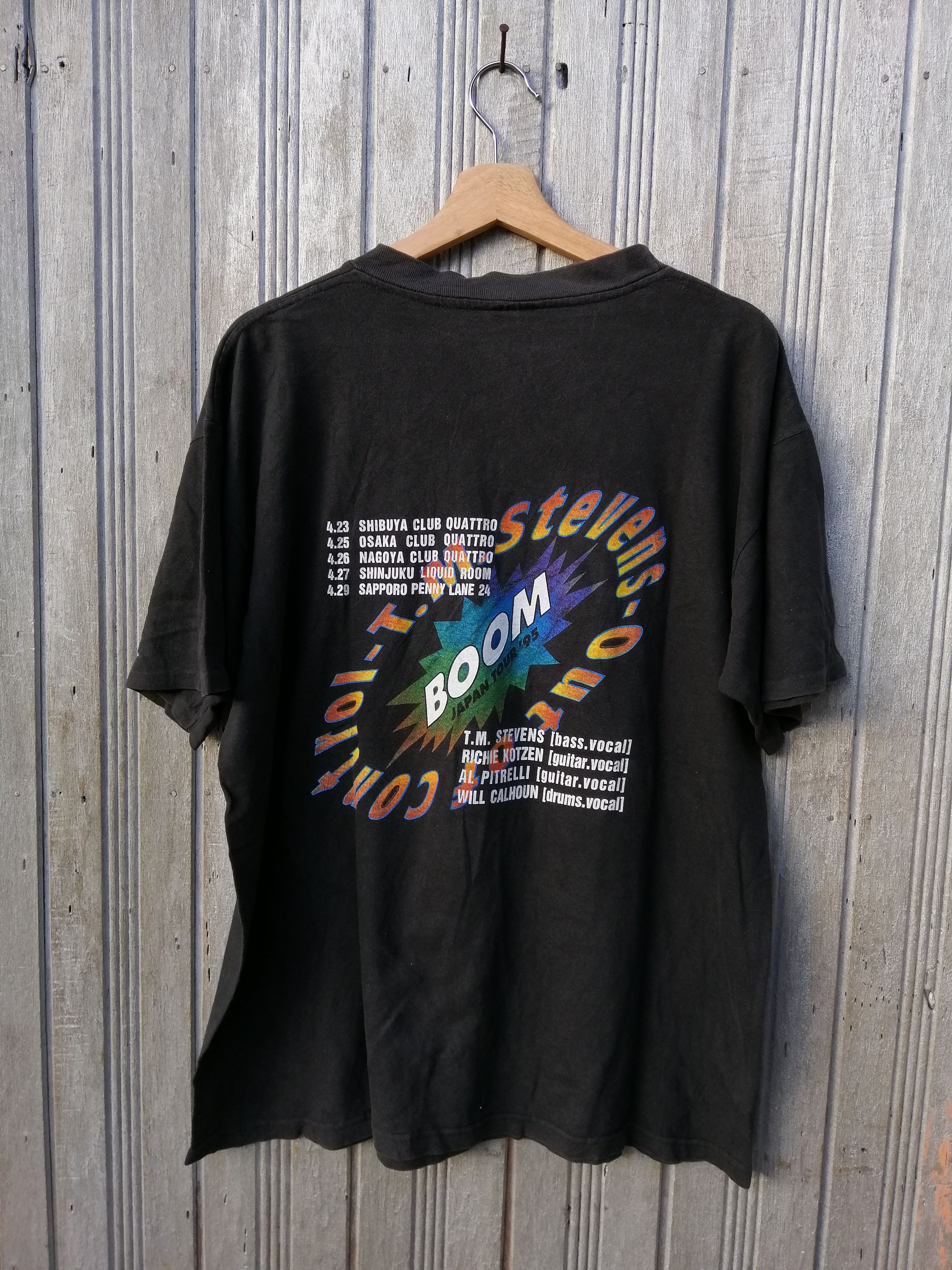 Vintage TM STEVENS out of control tour tshirt