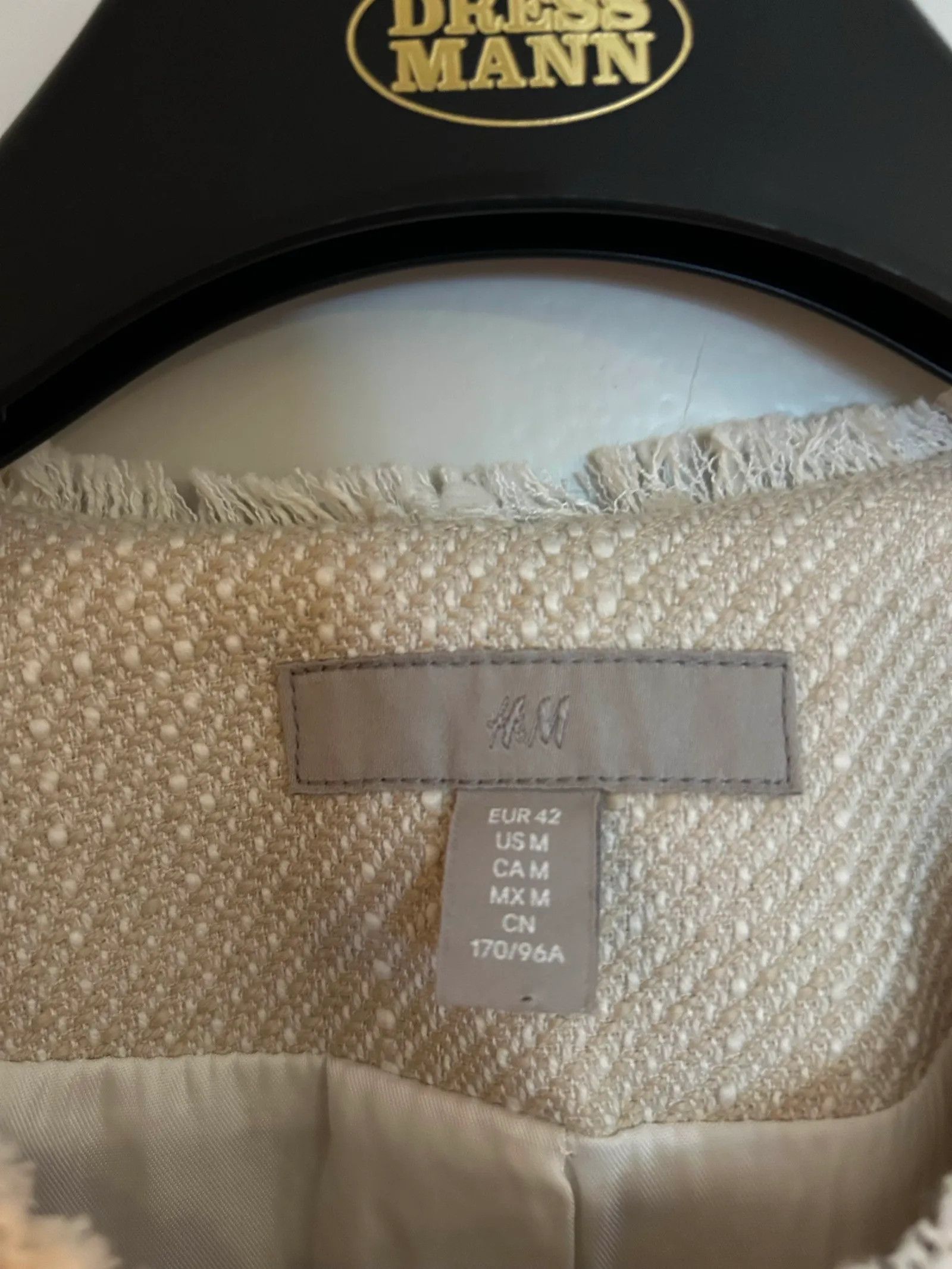 H&M HM Kavaj 3/4 ärm Blazer Size M / US 6-8 / IT 42-44 - 2 Thumbnail