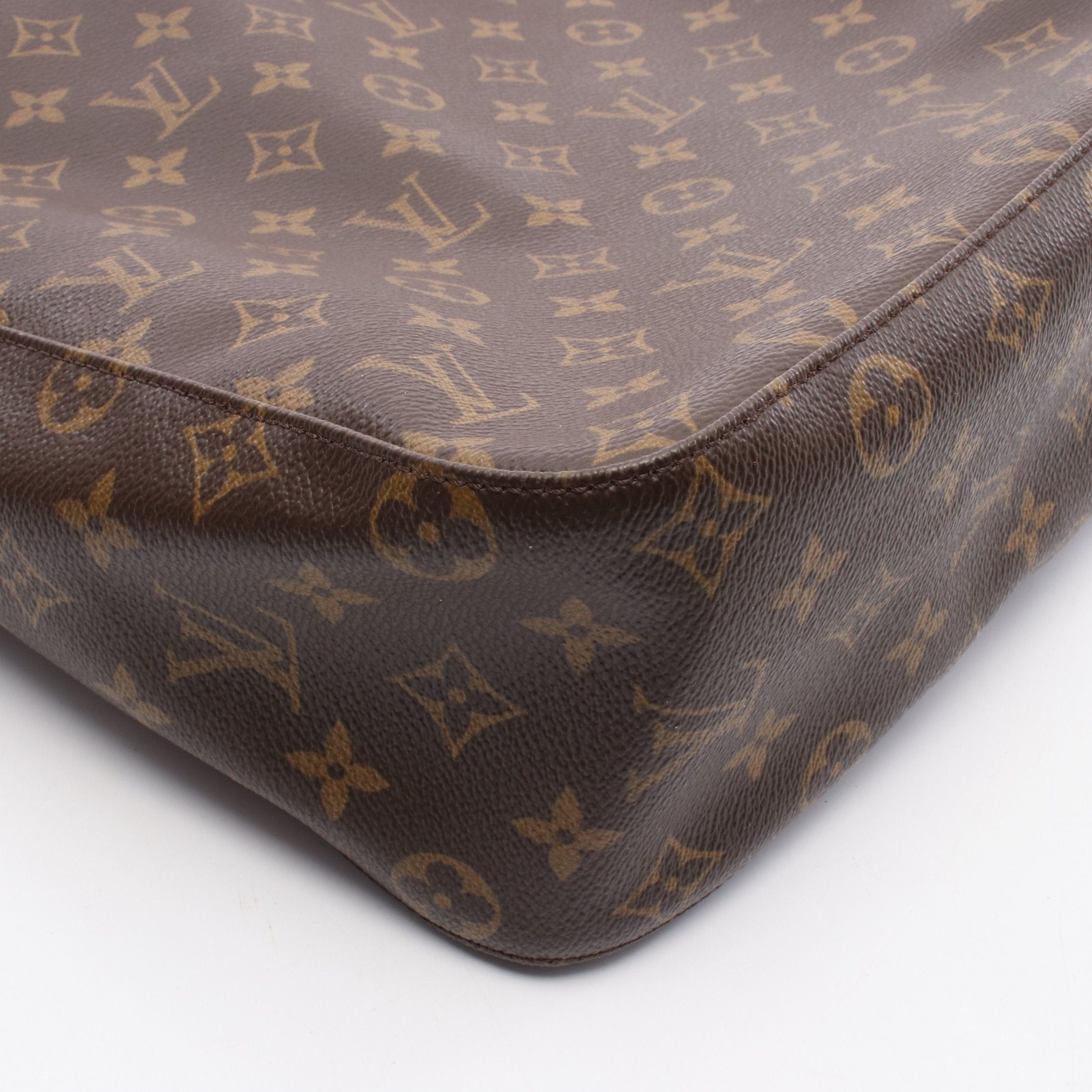 Louis Vuitton Louis Vuitton Looping Gm Monogram Shoulder Bag Leather Brown Size ONE SIZE - 8 Thumbnail