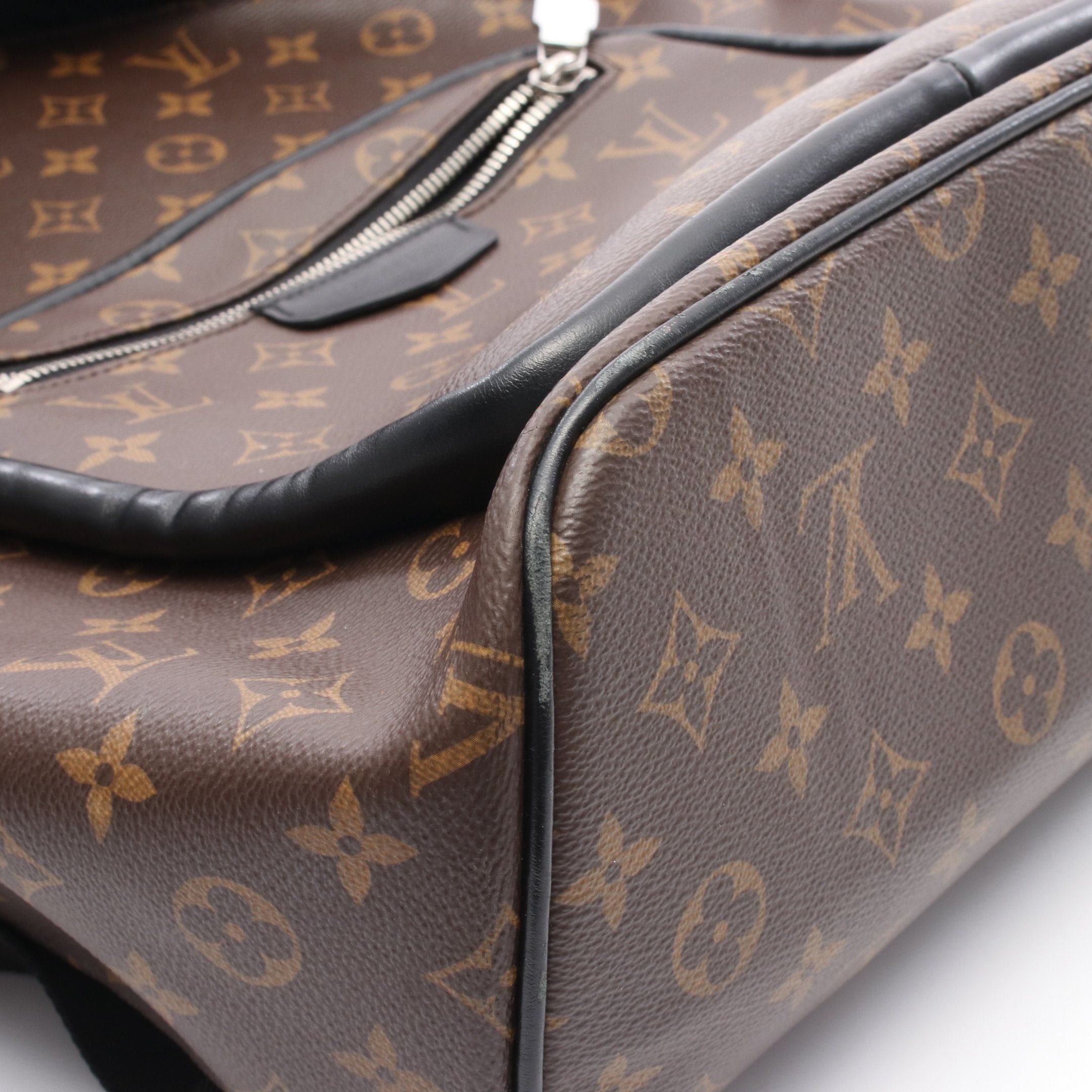 Louis Vuitton Louis Vuitton Josh Nv Monogram Macassar Backpack Rucksack Leather Brown Black Size ONE SIZE - 6 Thumbnail