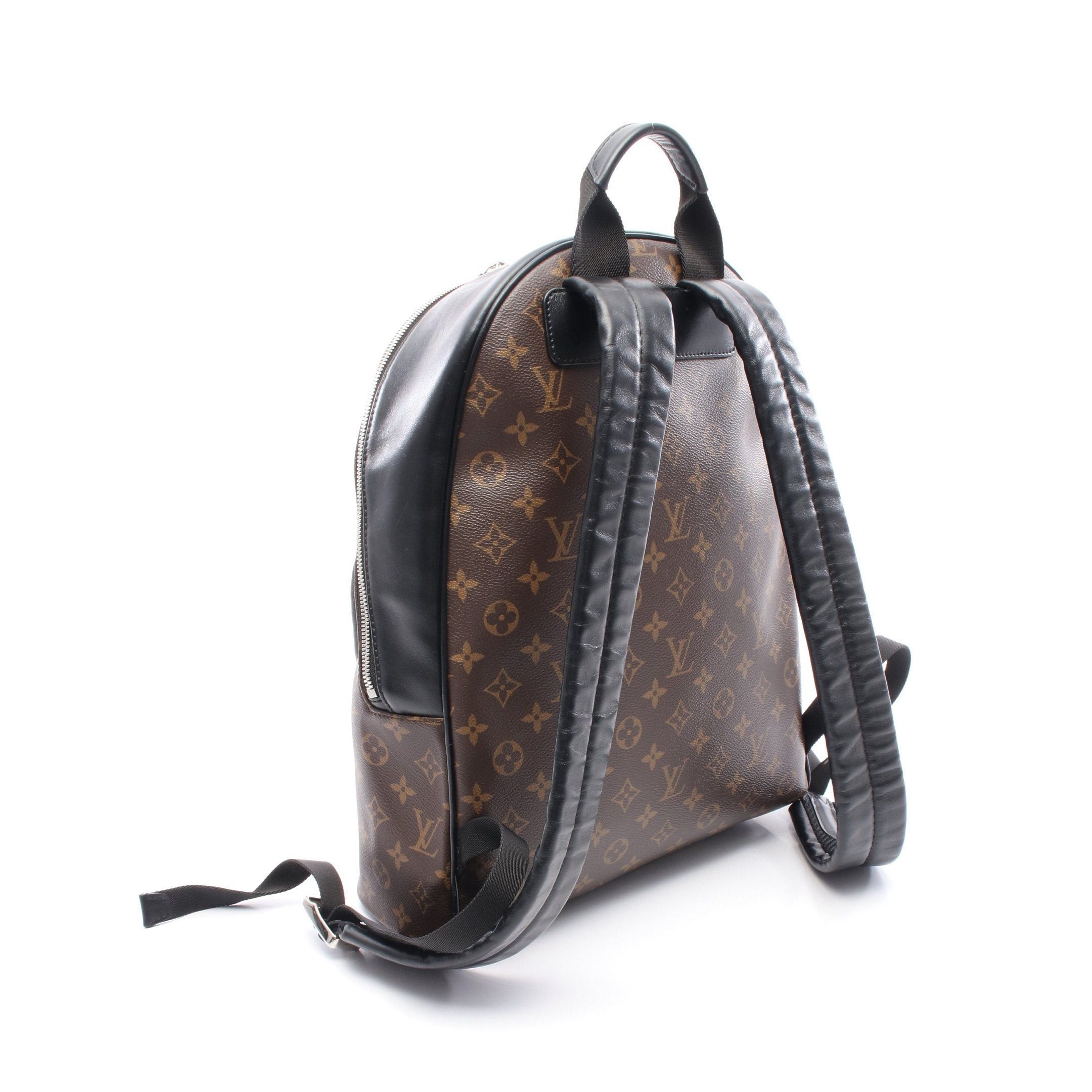 Louis Vuitton Louis Vuitton Josh Nv Monogram Macassar Backpack Rucksack Leather Brown Black Size ONE SIZE - 2 Thumbnail