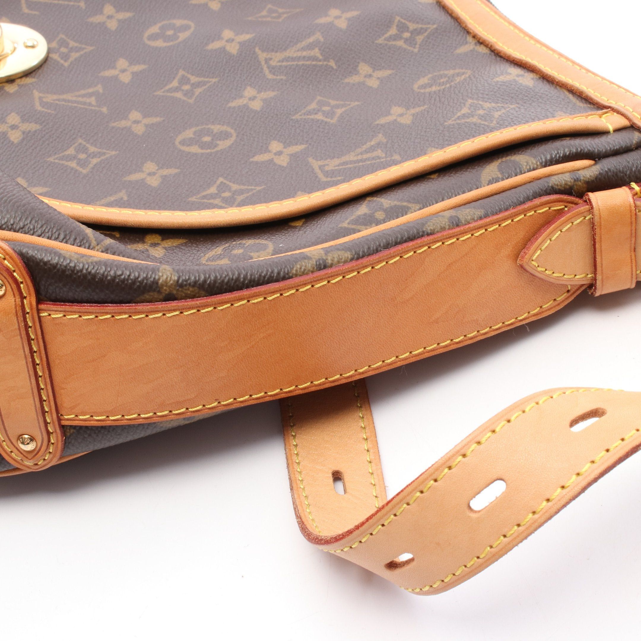 Louis Vuitton Louis Vuitton Tulum Gm Monogram Shoulder Bag Leather Brown Size ONE SIZE - 8 Thumbnail