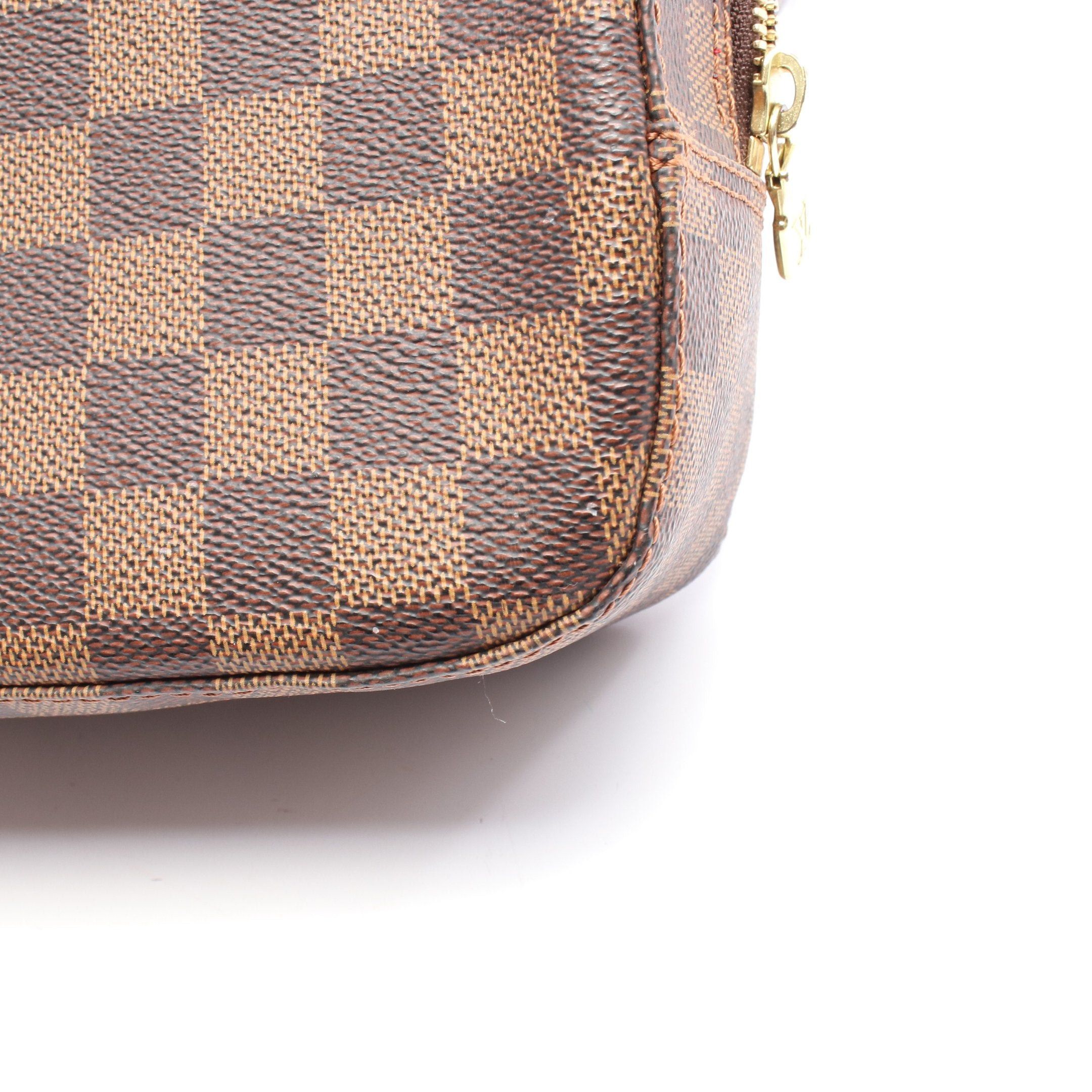 Louis Vuitton Louis Vuitton Spontini Damier Ebene Handbag Leather Brown Special Order Size ONE SIZE - 6 Thumbnail