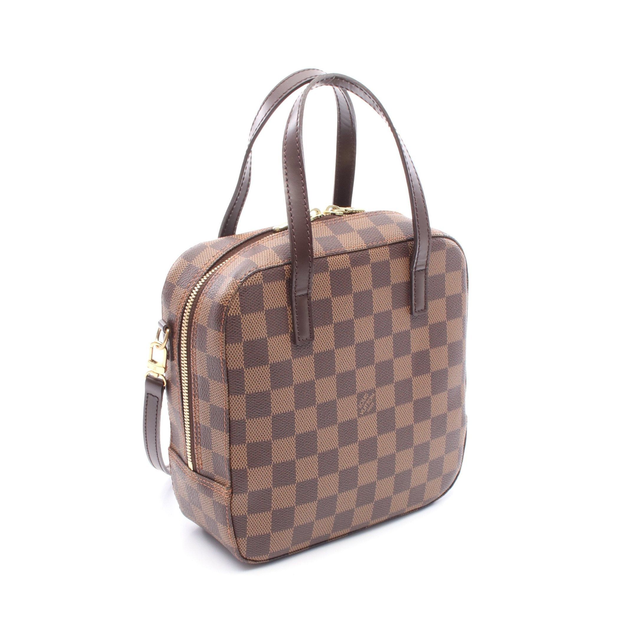 Louis Vuitton Louis Vuitton Spontini Damier Ebene Handbag Leather Brown Special Order Size ONE SIZE - 2 Thumbnail