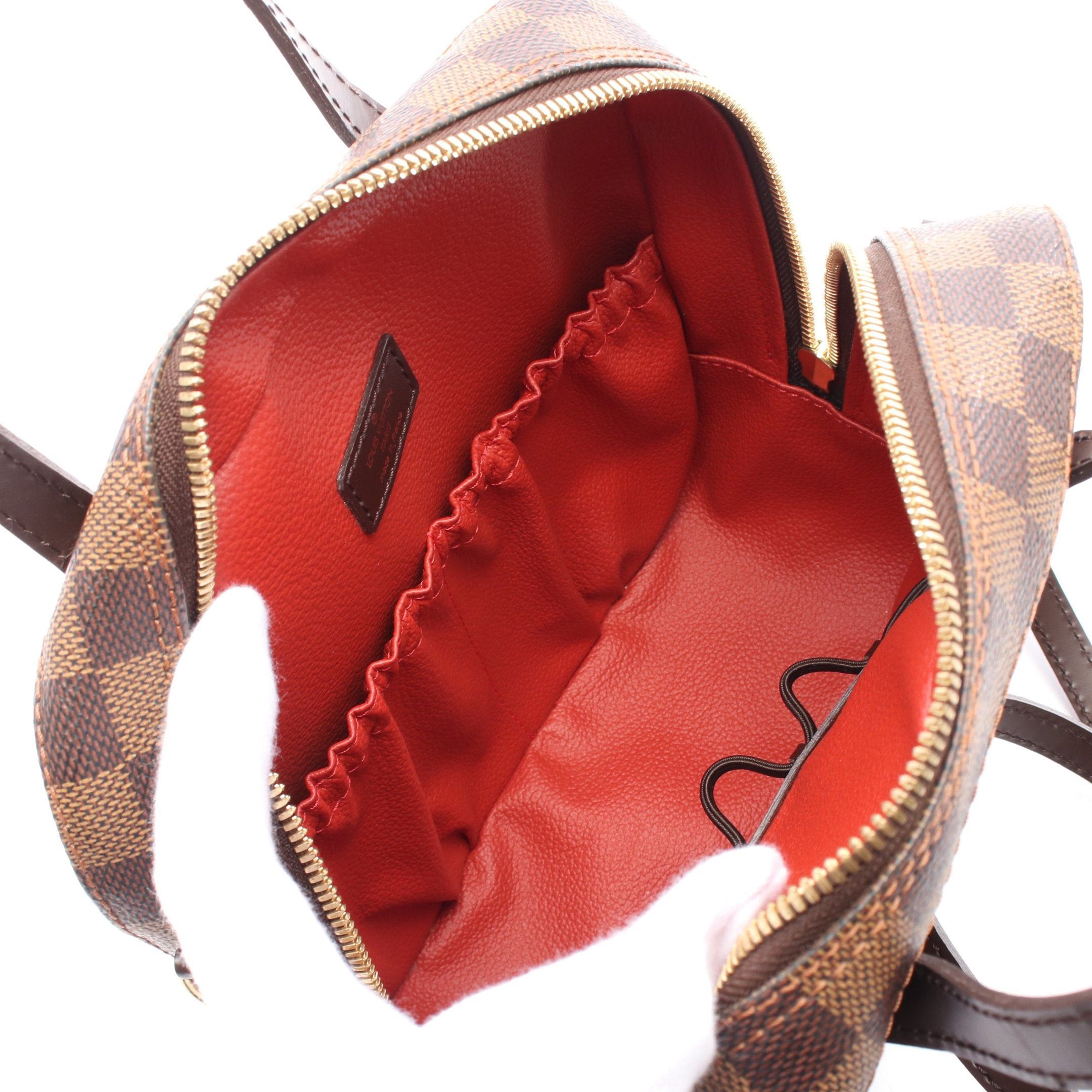 Louis Vuitton Louis Vuitton Spontini Damier Ebene Handbag Leather Brown Special Order Size ONE SIZE - 3 Thumbnail