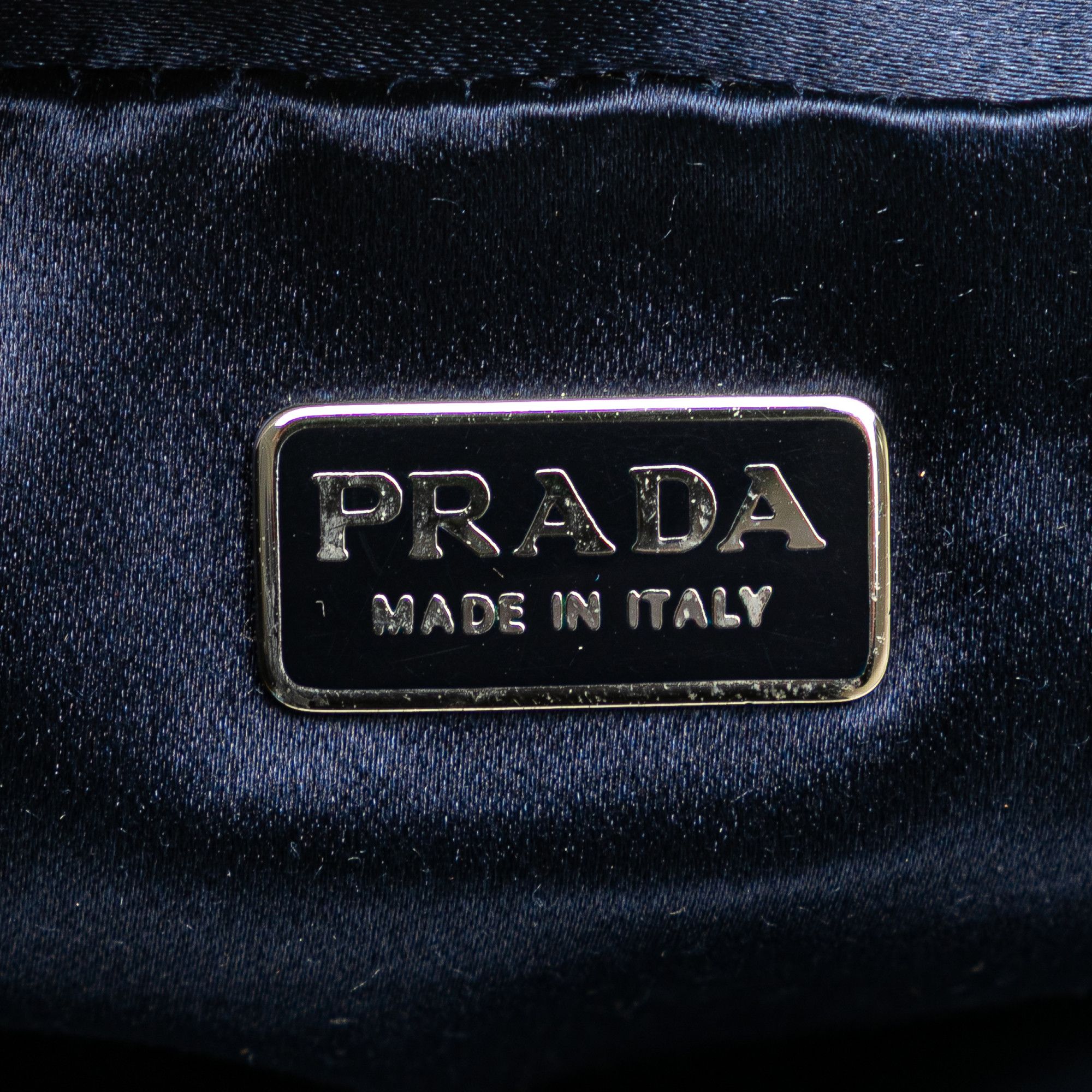 Prada Prada Satin Trimmed Mesh Shoulder Bag Size ONE SIZE - 5 Thumbnail