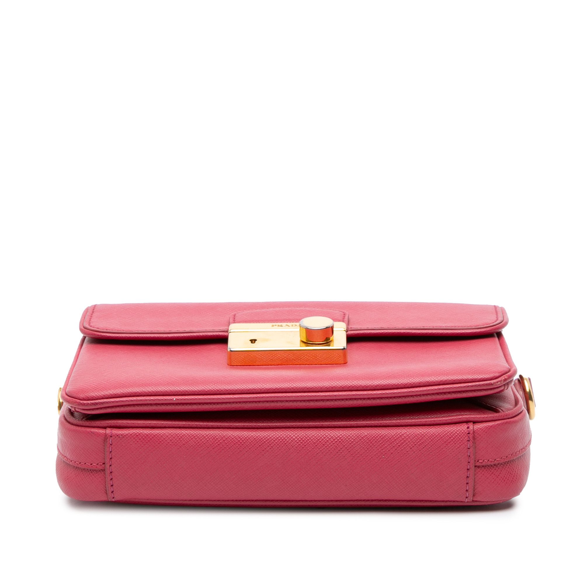 Prada Prada Saffiano Sound Lock Satchel Size ONE SIZE - 3 Thumbnail