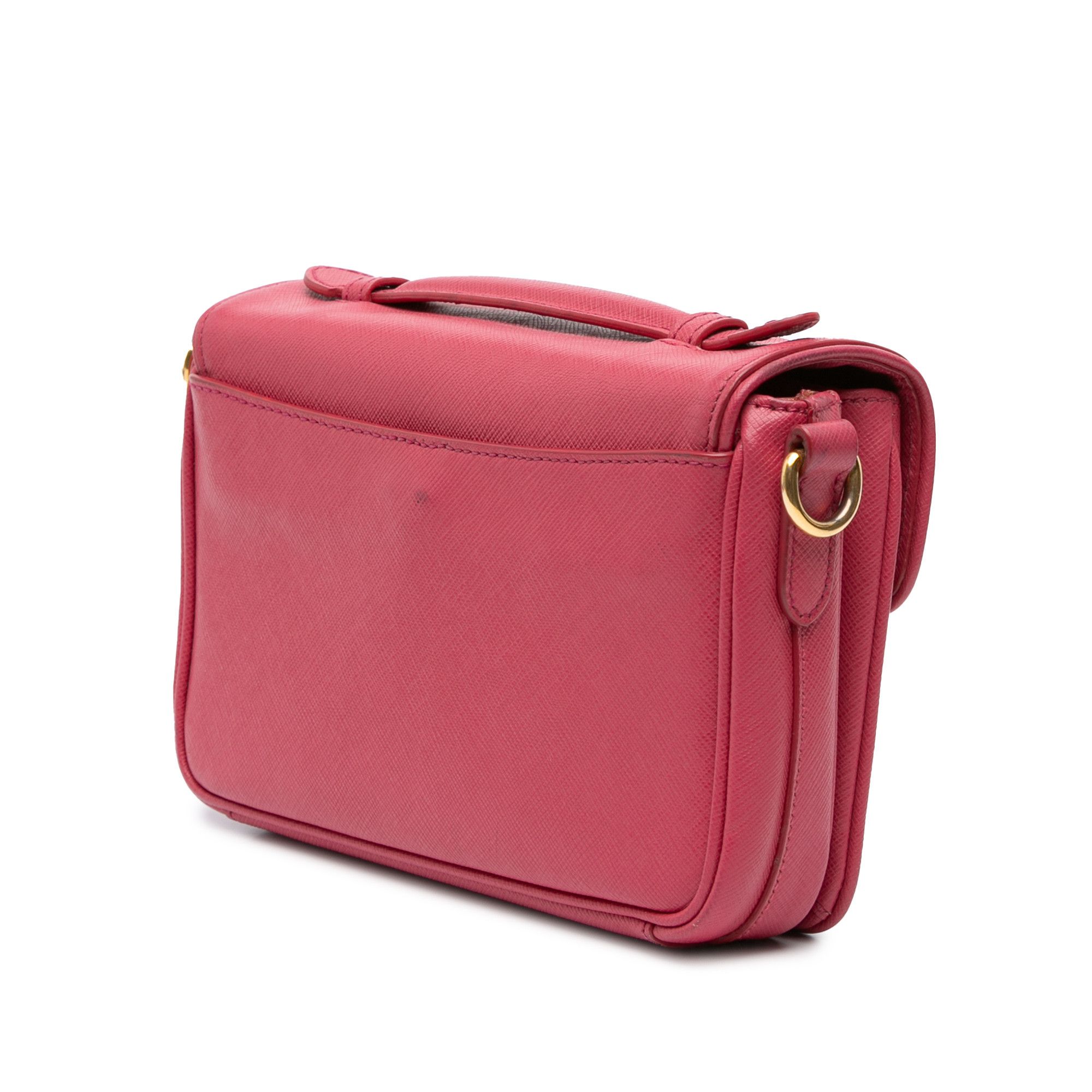 Prada Prada Saffiano Sound Lock Satchel Size ONE SIZE - 2 Thumbnail