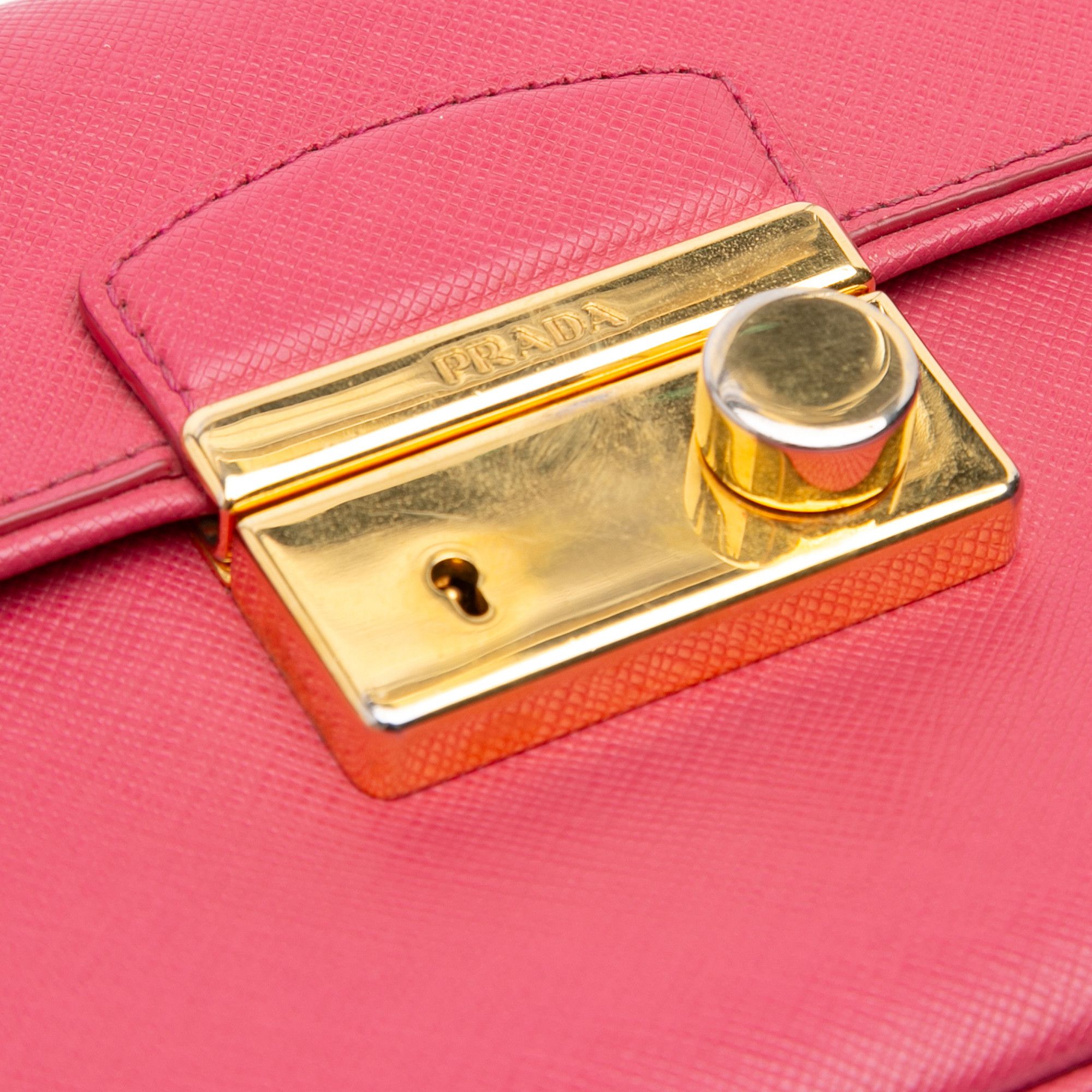 Prada Prada Saffiano Sound Lock Satchel Size ONE SIZE - 7 Thumbnail