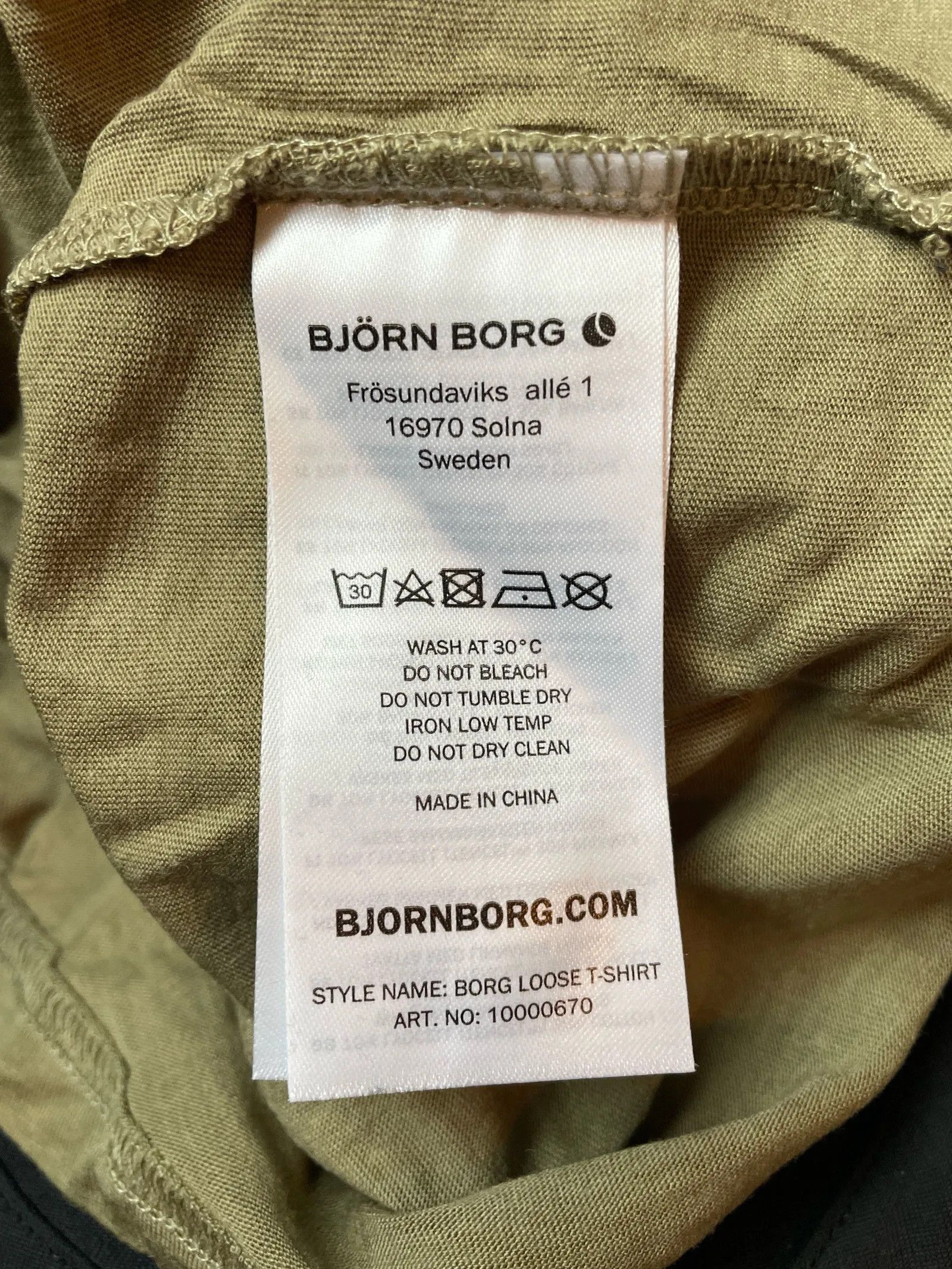 Bjorn Borg Björn Borg Borg loose t-shirt Short Sleeve T-shirt Size M / US 6-8 / IT 42-44 - 4 Thumbnail