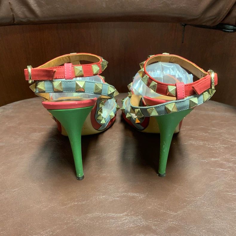 Valentino Valentino Studded High Heels Size 36.5 Size US 7 / IT 37 - 6 Thumbnail