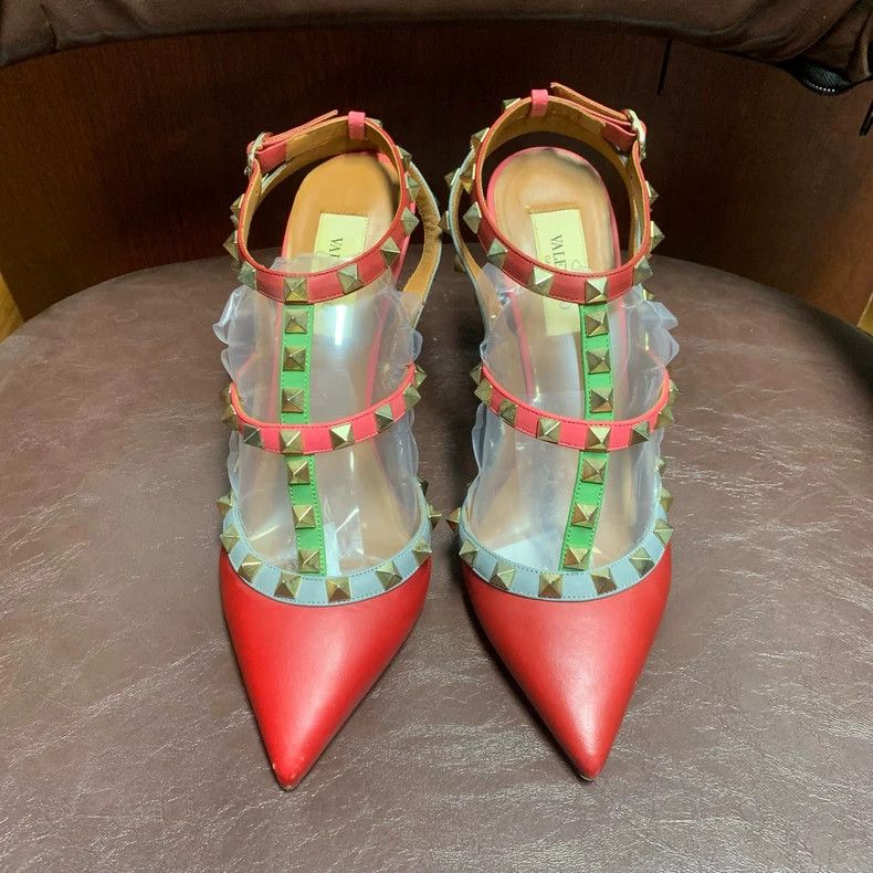 Valentino Valentino Studded High Heels Size 36.5 Size US 7 / IT 37 - 2 Thumbnail
