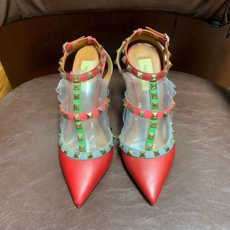 Valentino Valentino Studded High Heels Size 36.5 Size US 7 / IT 37 - 3 Thumbnail