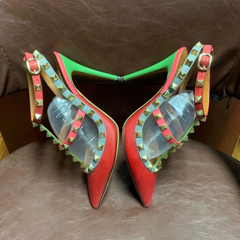 Valentino Valentino Studded High Heels Size 36.5 Size US 7 / IT 37 - 5 Thumbnail