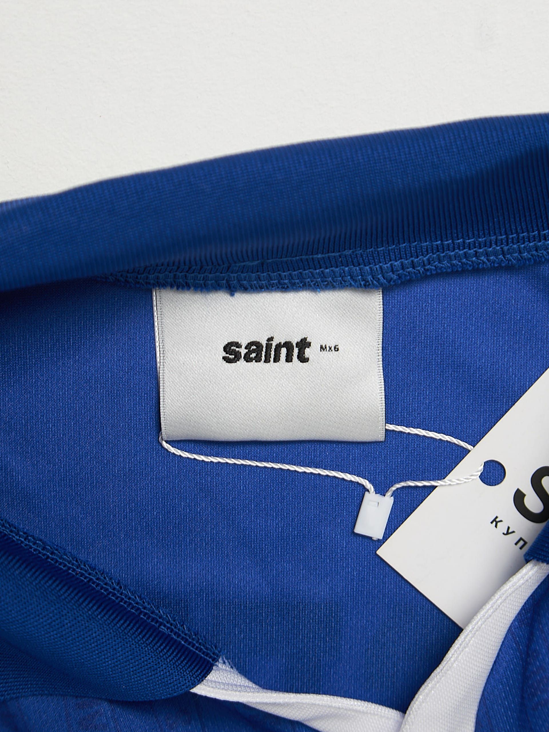 Saint Michael Blue Embroidered Logo Polyester Longsleeve Size US XL / EU 56 / 4 - 6 Thumbnail