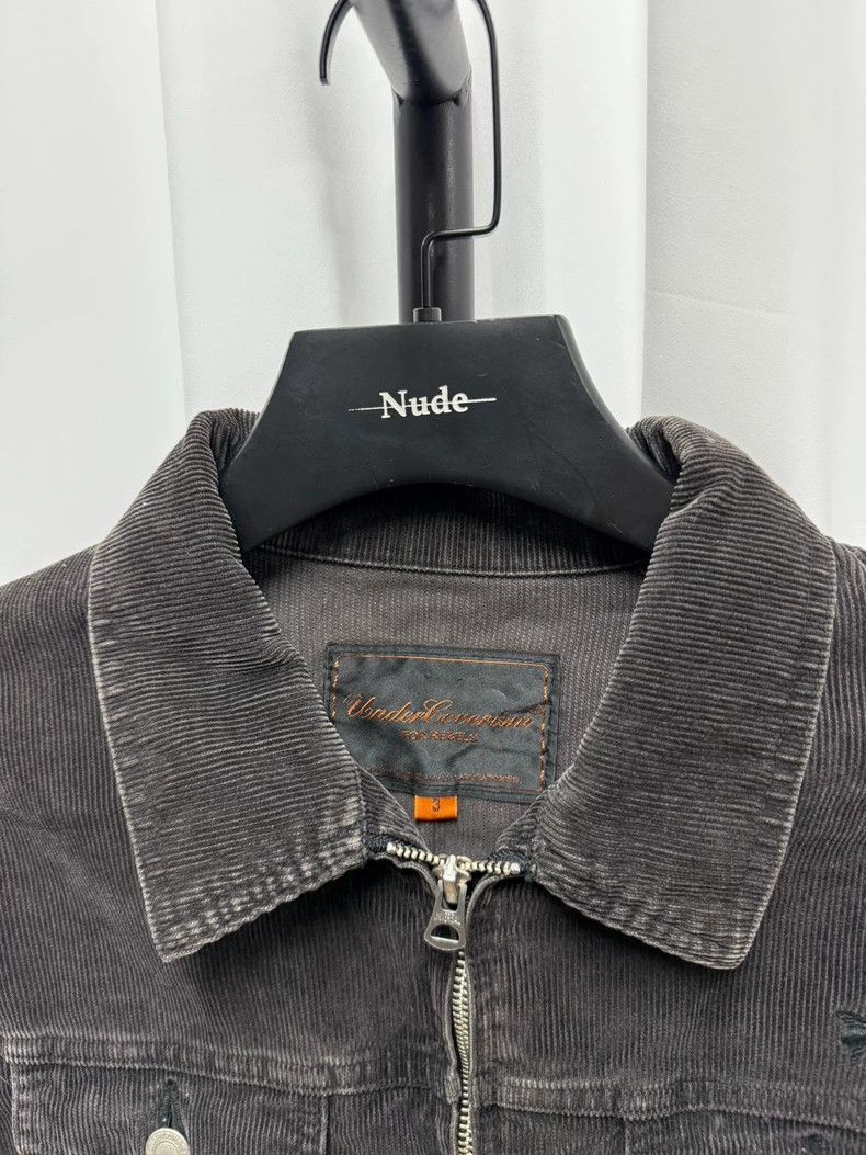 UNDERCOVER 06AW Insect embroidered corduroy zipper Jacket