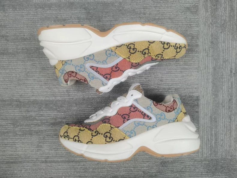 Gucci Gucci Colorful Panel Dad Sneakers Size 35.5 Size US 5 / EU 37 - 6 Thumbnail
