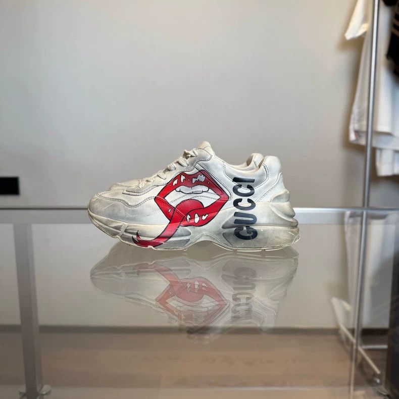 Gucci GUCCI Red Lips Dad Sneakers Size 35.5 Size US 8 / IT 38 - 3 Thumbnail