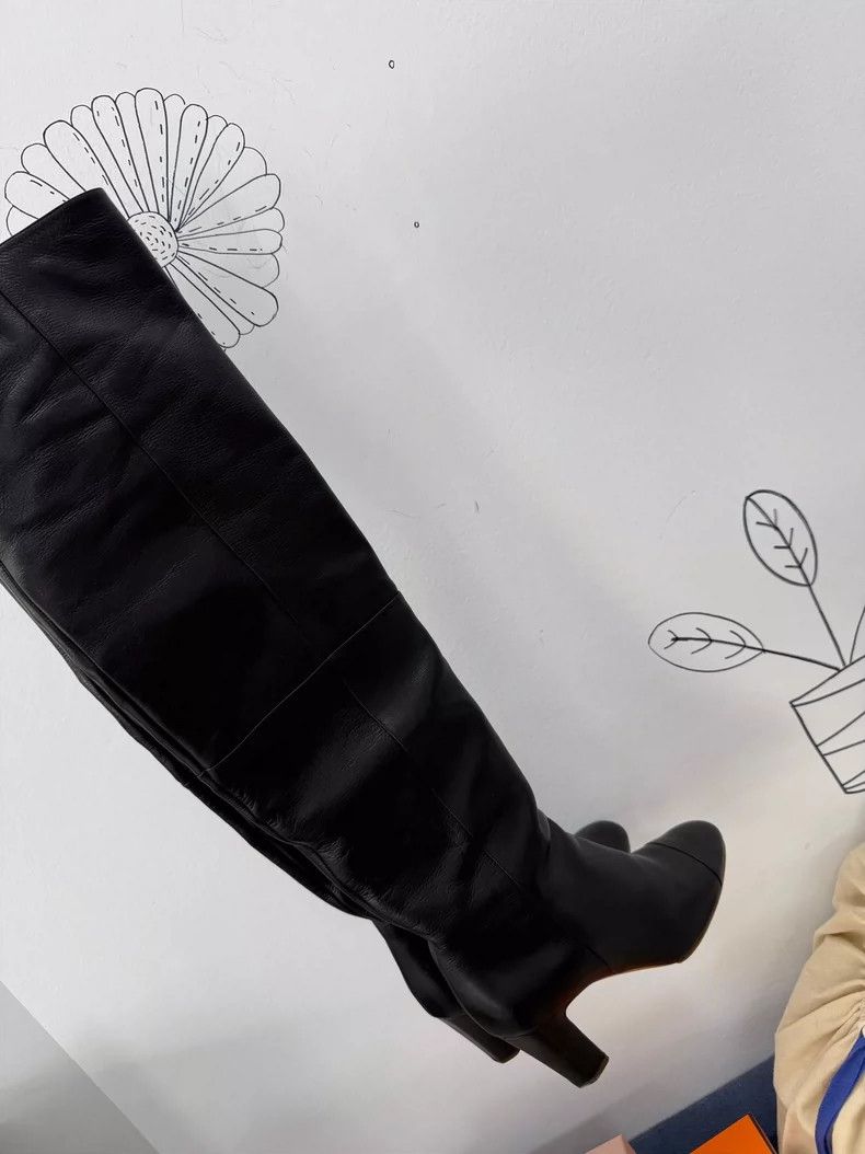 Chanel Chanel Over-the-Knee High Heel Boots Size US 8 / IT 38 - 2 Thumbnail