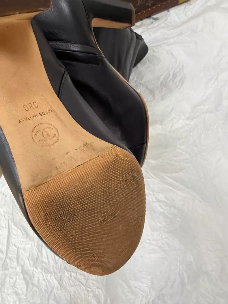 Chanel Chanel Over-the-Knee High Heel Boots Size US 8 / IT 38 - 6 Thumbnail