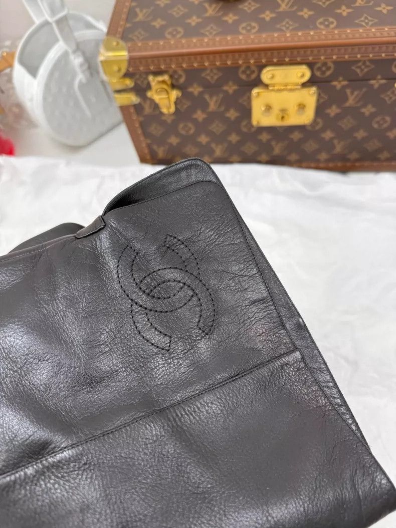 Chanel Chanel Over-the-Knee High Heel Boots Size US 8 / IT 38 - 3 Thumbnail
