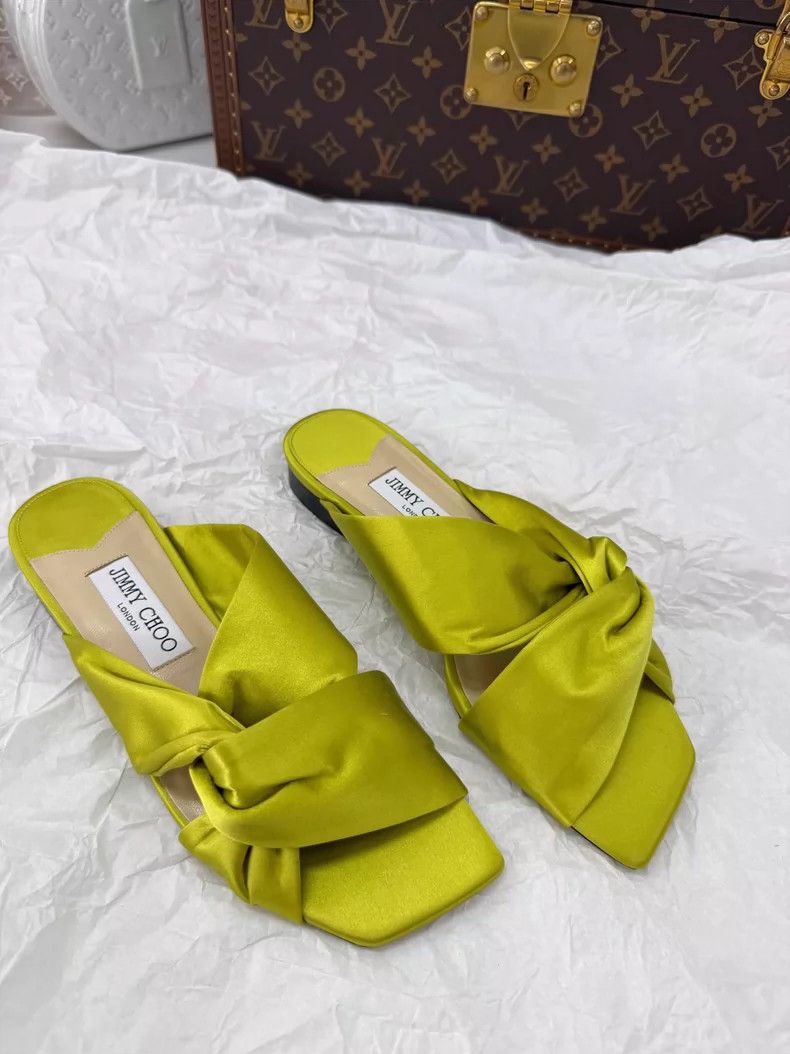Jimmy Choo Jimmy Choo Satin Bow Slide Sandals Size US 6 / IT 36 - 4 Thumbnail