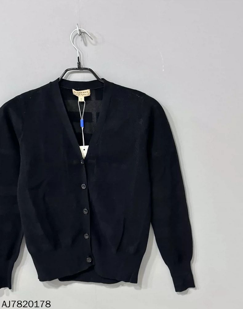 Burberry Black Cardigan by Burberry Size XS / US 0-2 / IT 36-38 - 2 Thumbnail