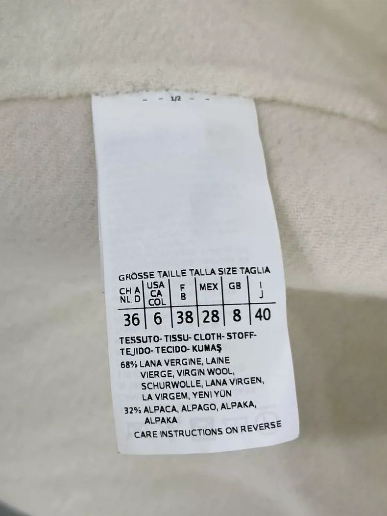 Max Mara MaxMara Fur Knit Jacket in Off-White Size M / US 6-8 / IT 42-44 - 5 Thumbnail