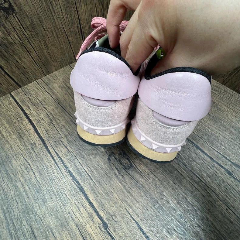 Valentino Valentino Pink Studded Sports Shoes Size 38 Size US 7 / EU 40 - 4 Thumbnail