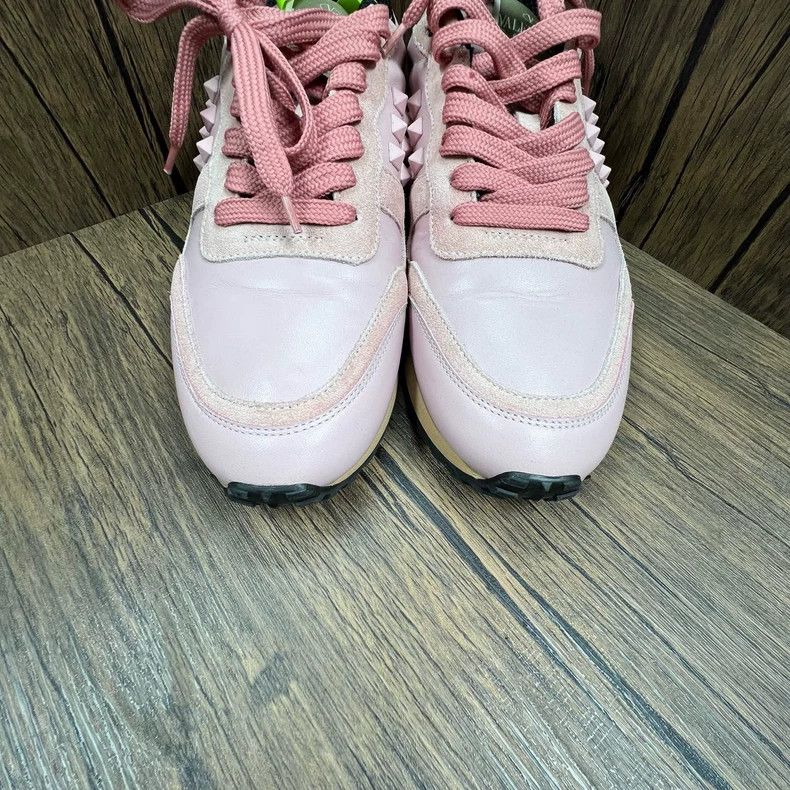 Valentino Valentino Pink Studded Sports Shoes Size 38 Size US 7 / EU 40 - 7 Thumbnail
